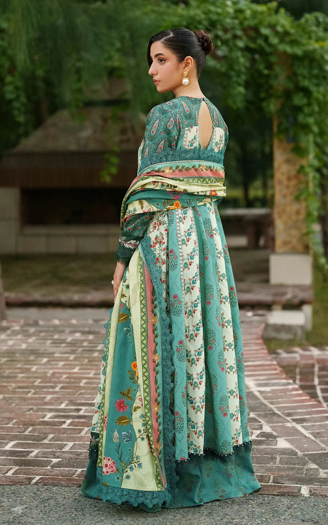 Botanical Breeze-MWL25-10 | 3pcs Embroidered Stitched Suit