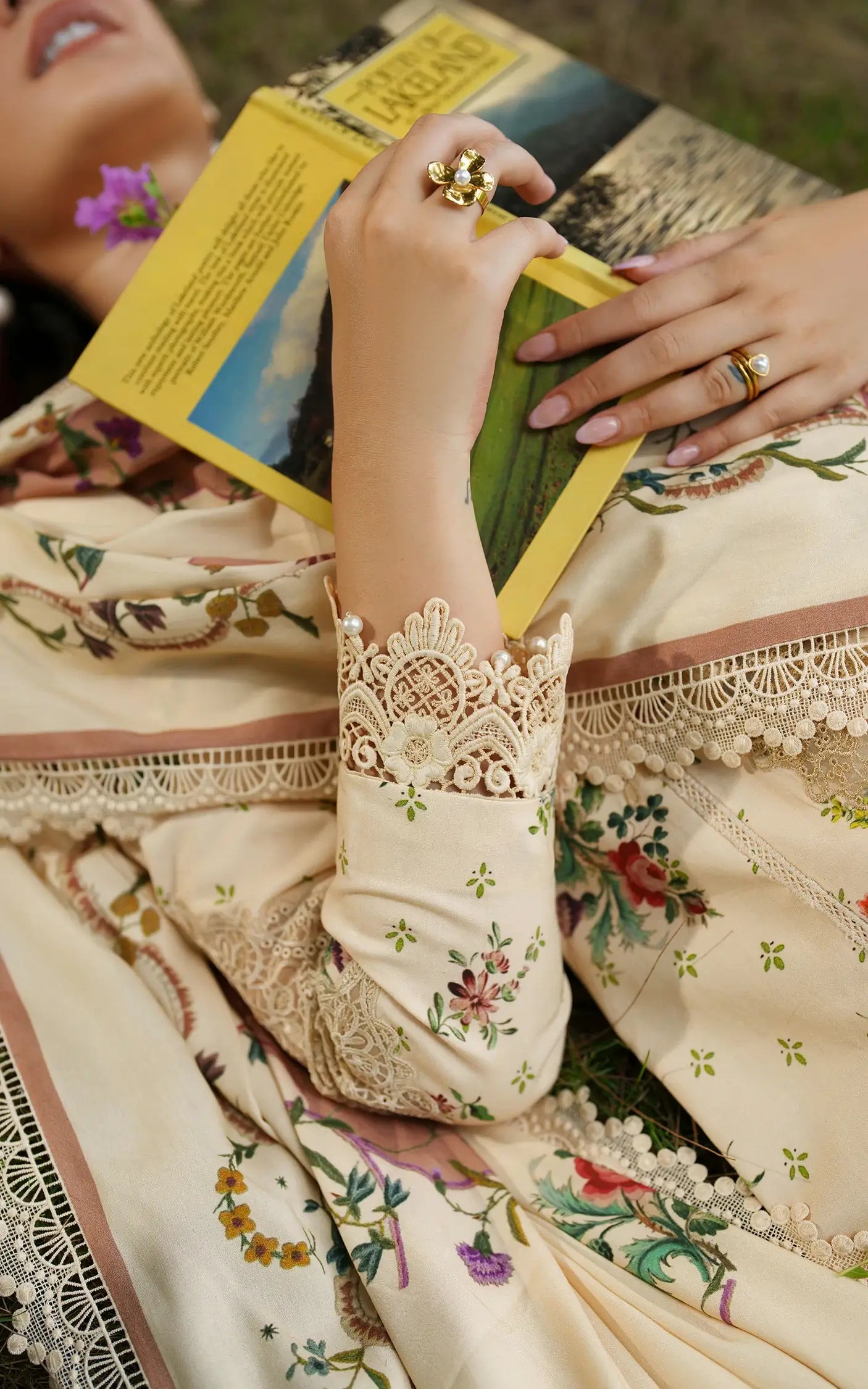 Misty Meadows | 3pcs Embroidered Unstitched Winter