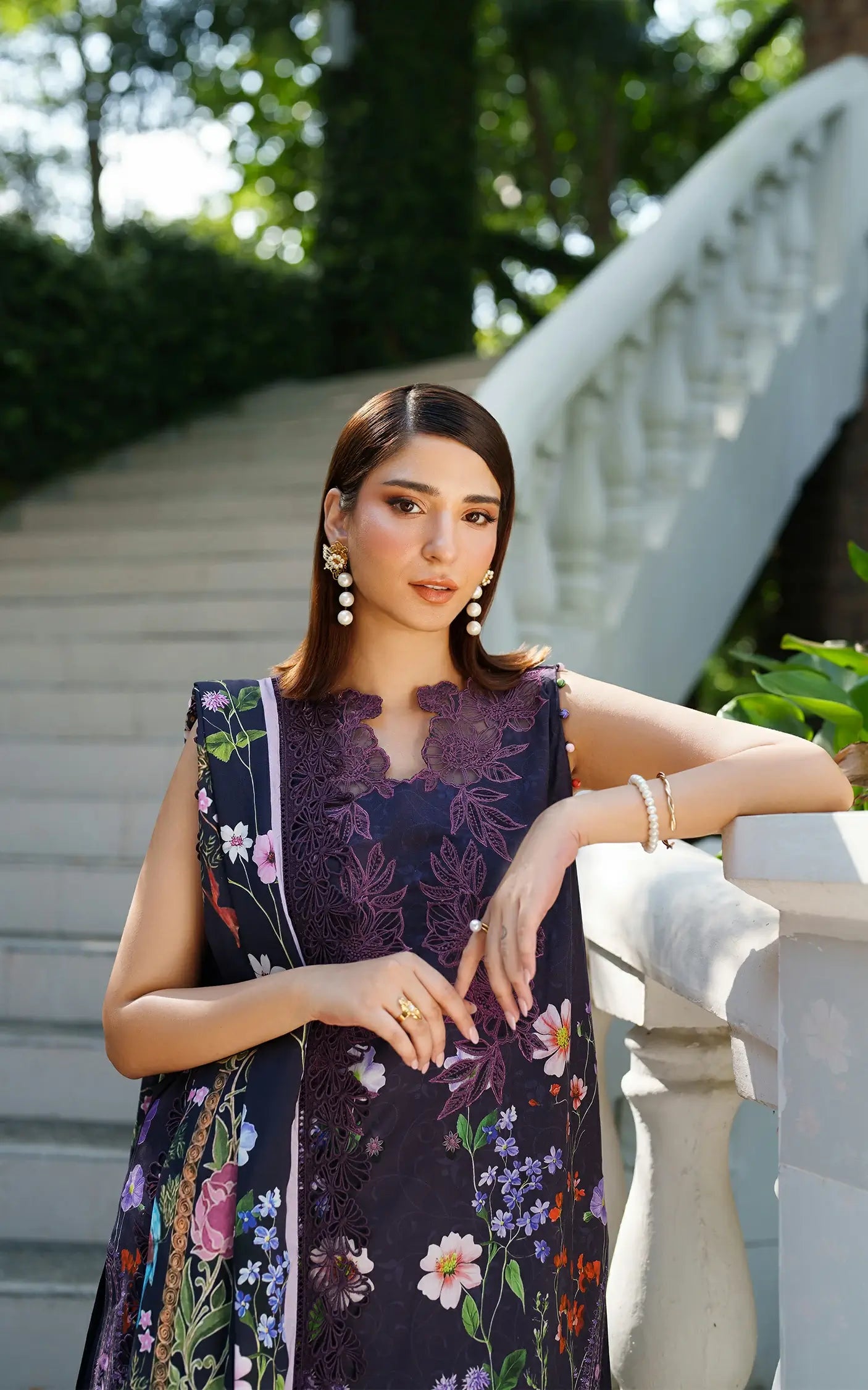 Winter Rose | 3pcs Embroidered Unstitched Winter
