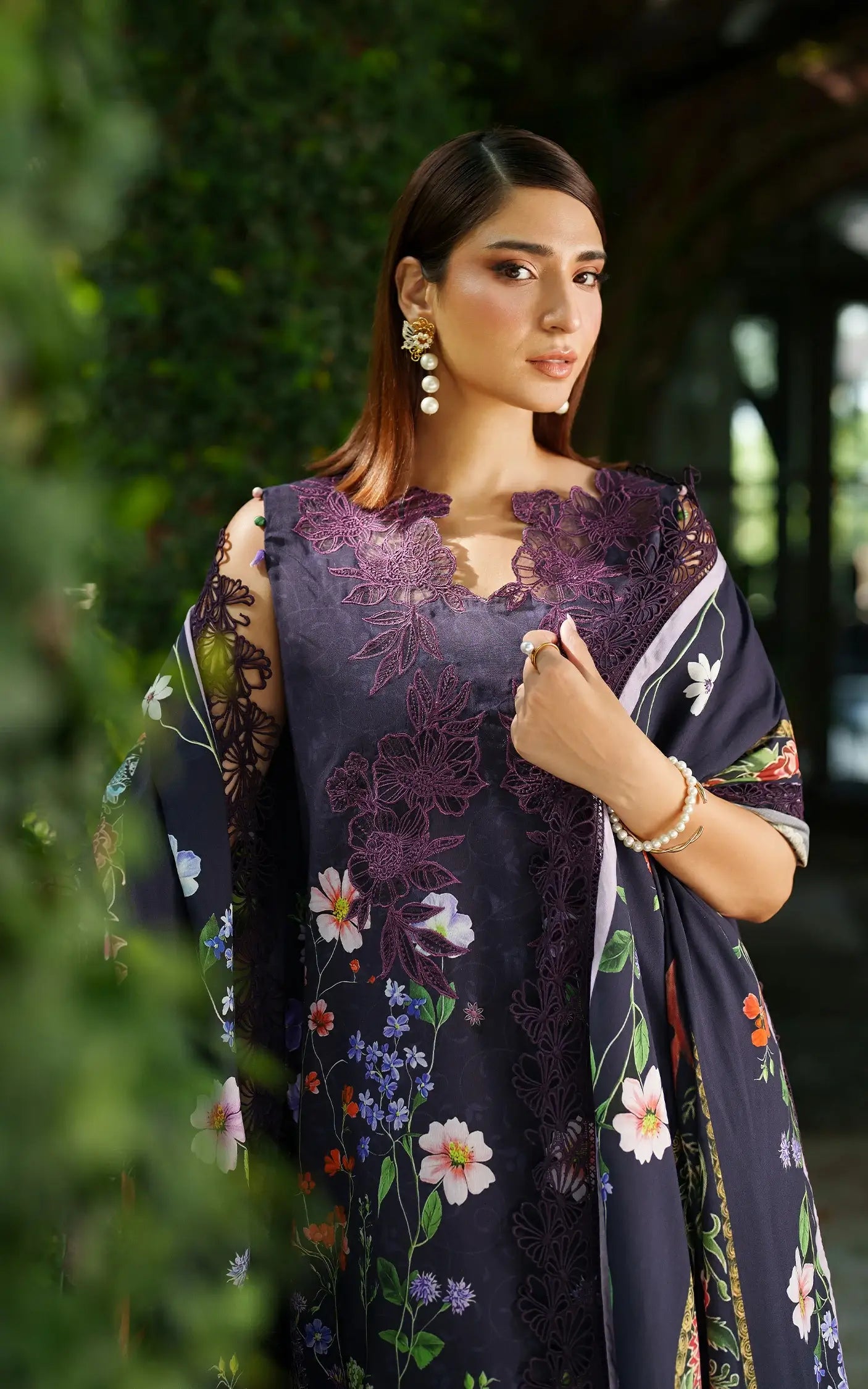 Winter Rose | 3pcs Embroidered Unstitched Winter