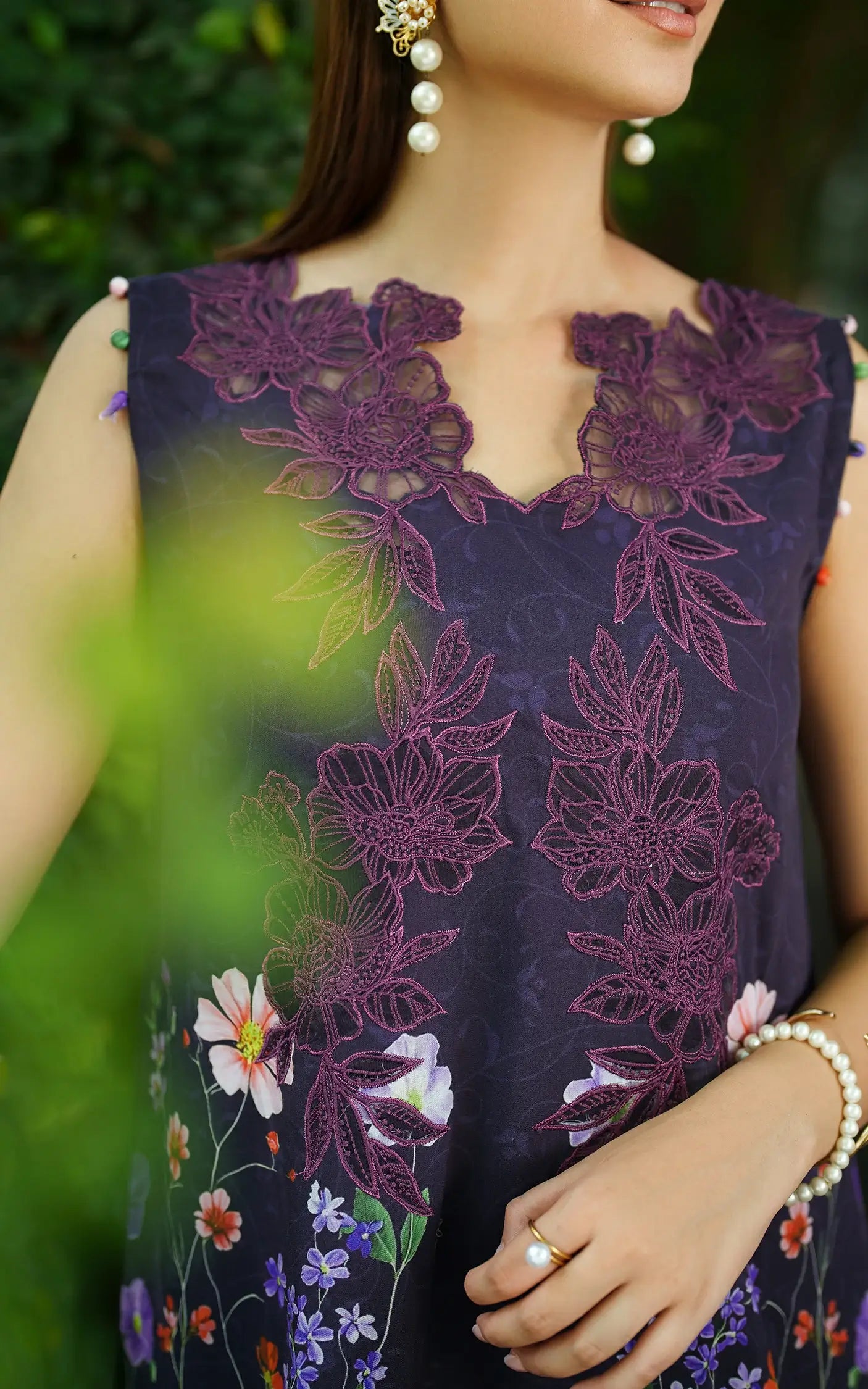 Winter Rose | 3pcs Embroidered Unstitched Winter