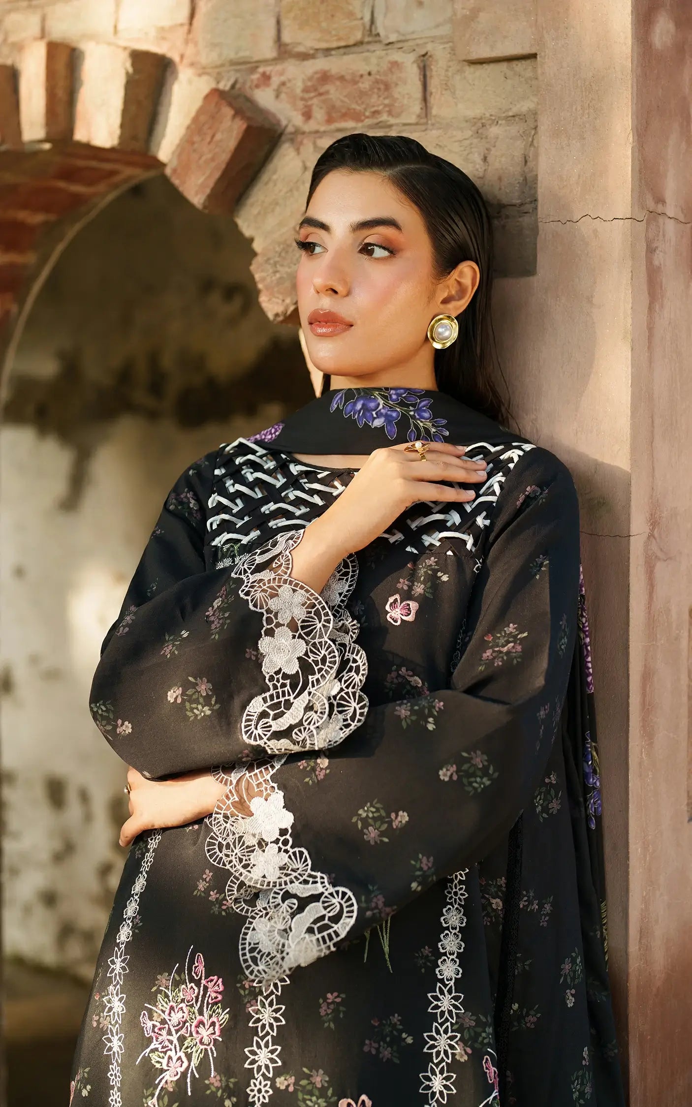 Winter Thyme | 3pcs Embroidered Unstitched Winter