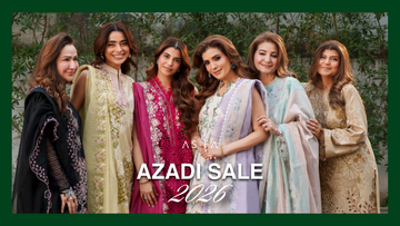 Azadi sale on unstitched and ready-to-wear dresses: up to 50% off