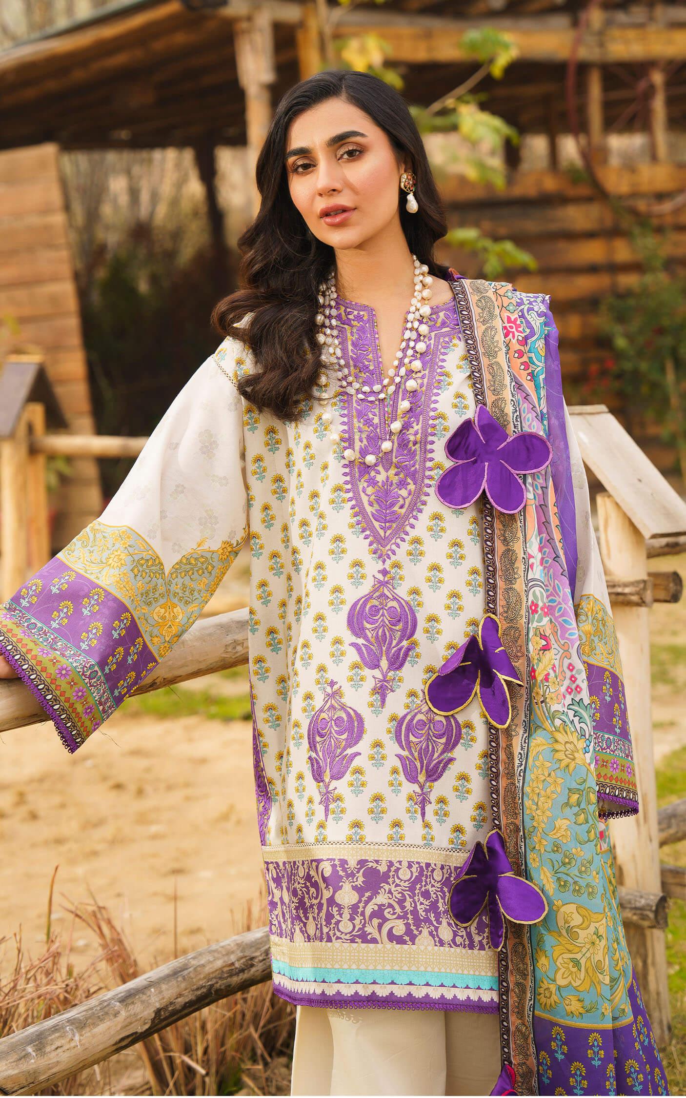 ALYSSA-U141M017 | Unstitched Lawn