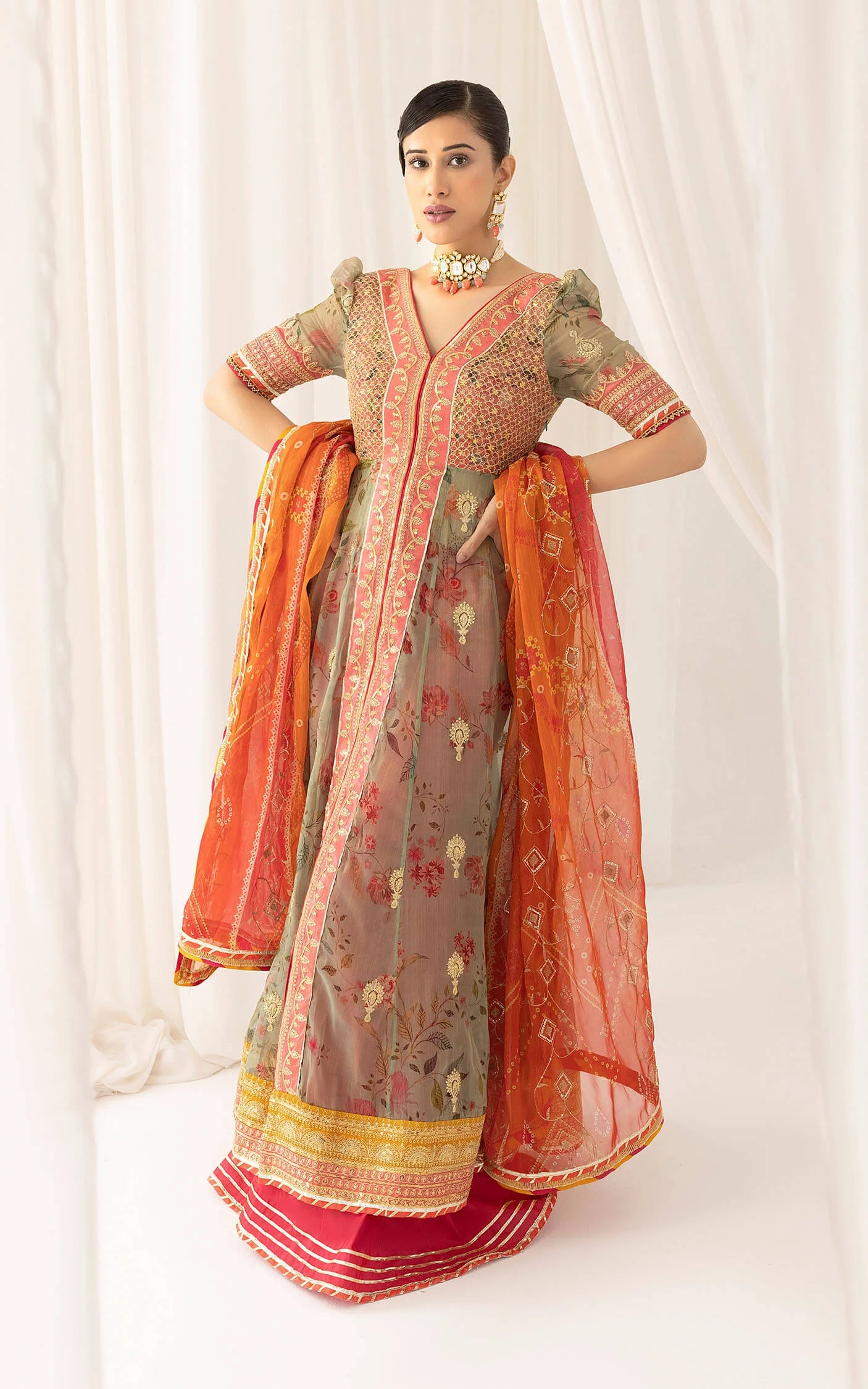 Rangoli (ANB-01) | Unstitched Festive