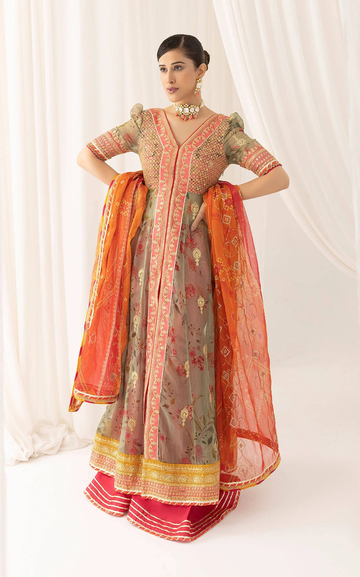 Rangoli (ANB-01) | Unstitched Festive