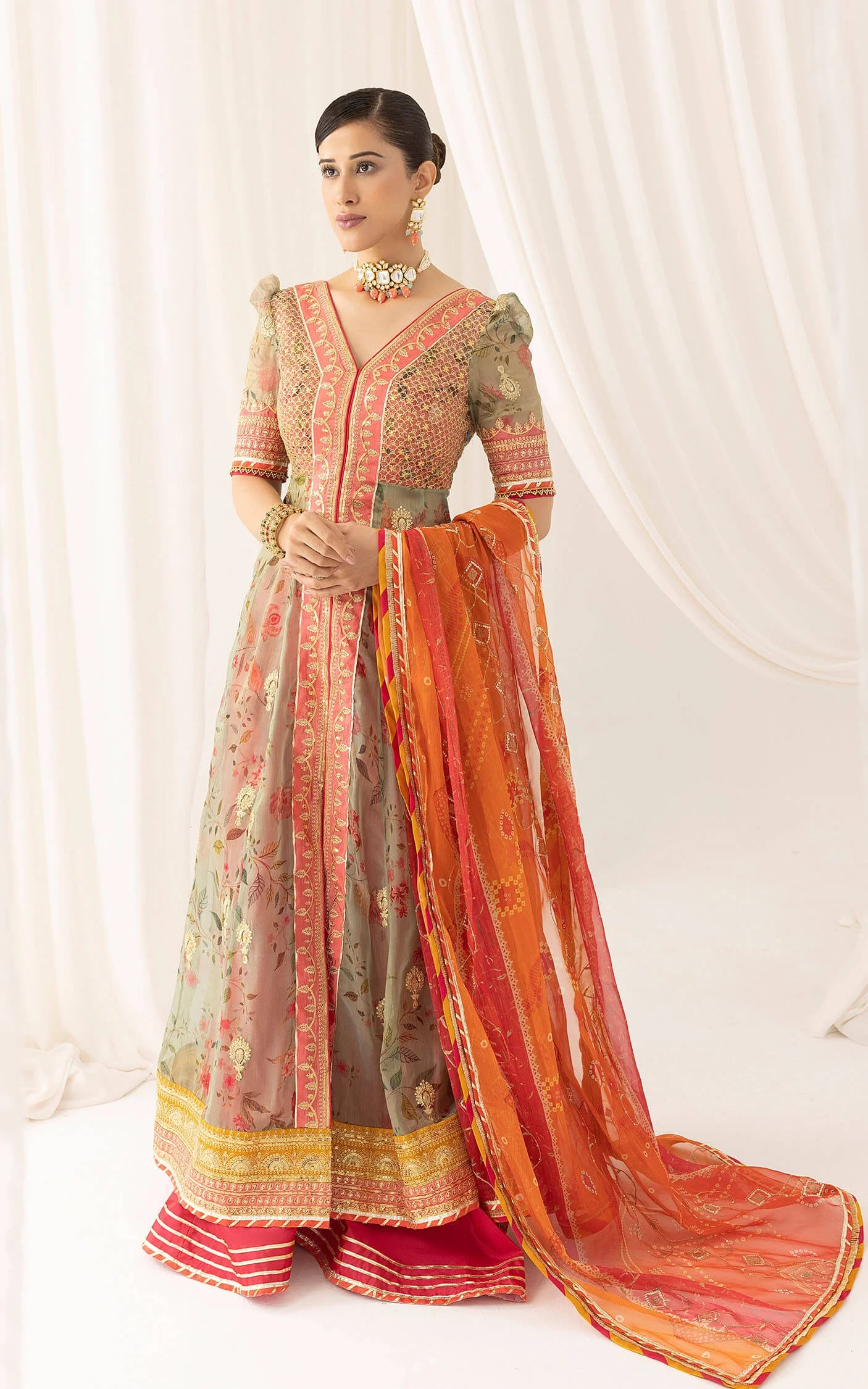 Rangoli (ANB-01) | Unstitched Festive