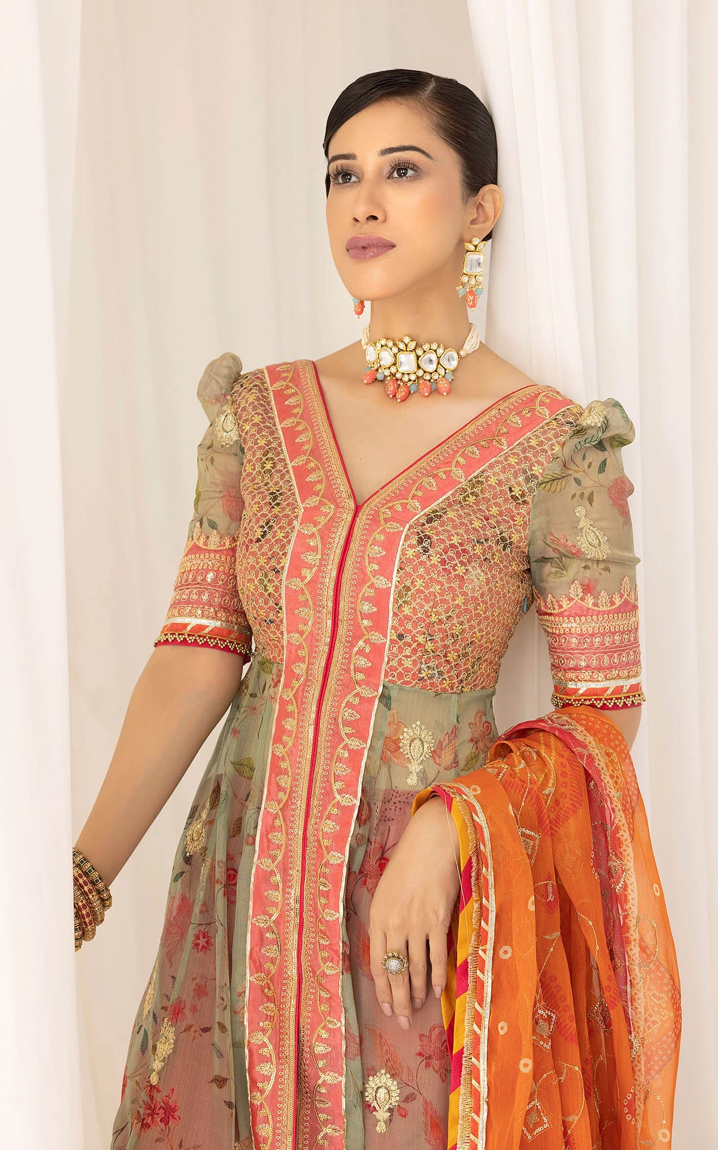 Rangoli (ANB-01) | Unstitched Festive