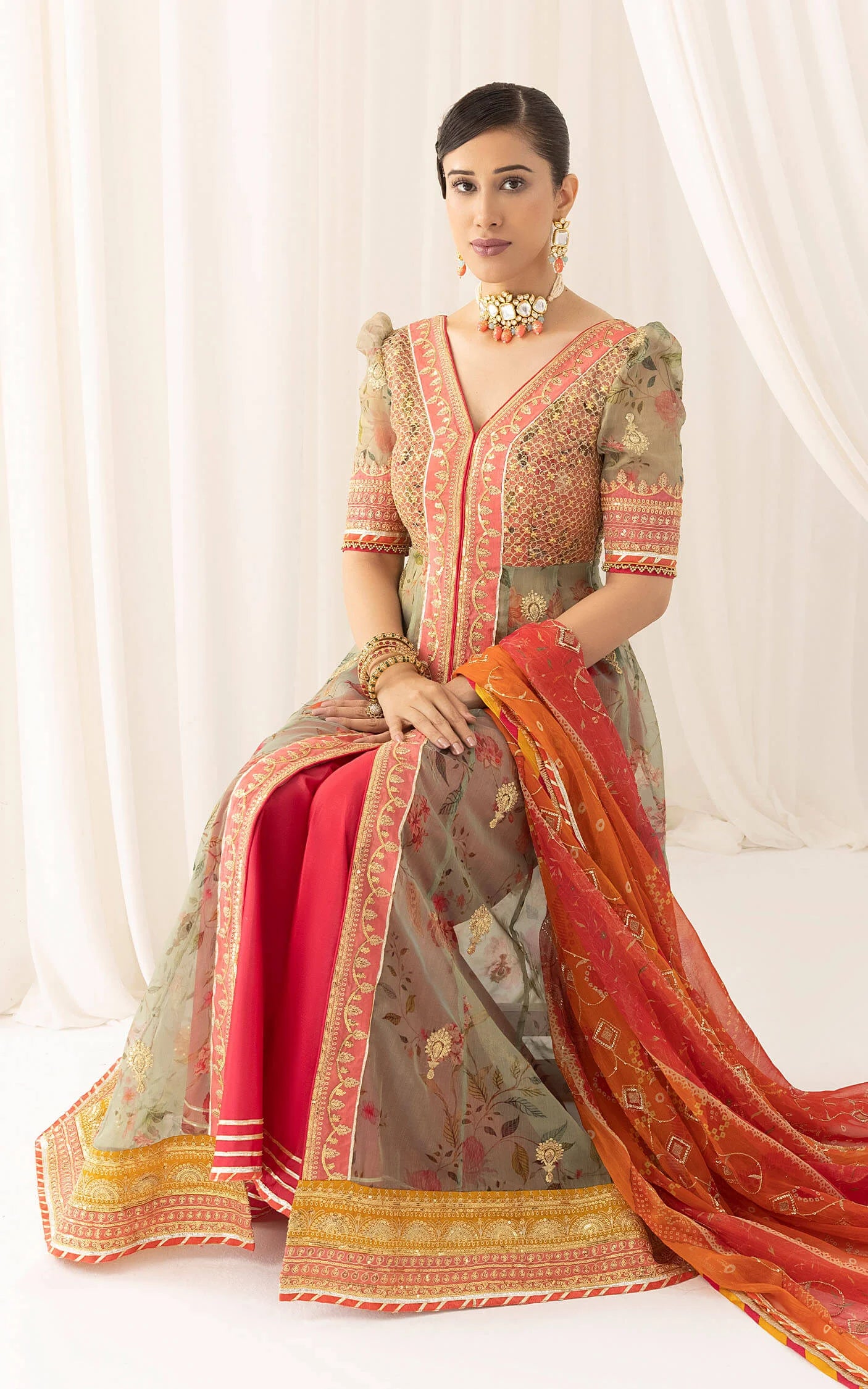 Rangoli (ANB-01) | Unstitched Festive