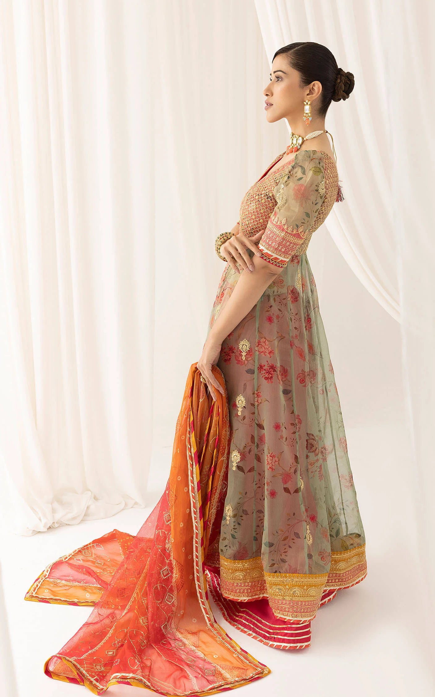 Rangoli (ANB-01) | Unstitched Festive