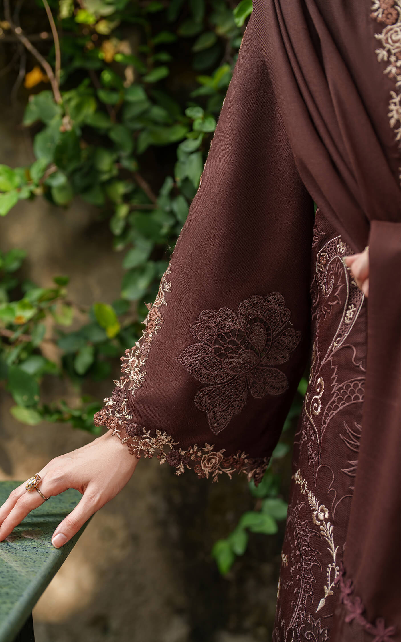 Aima LWC25-10 | 3pcs Embroidered Unstitched Winter