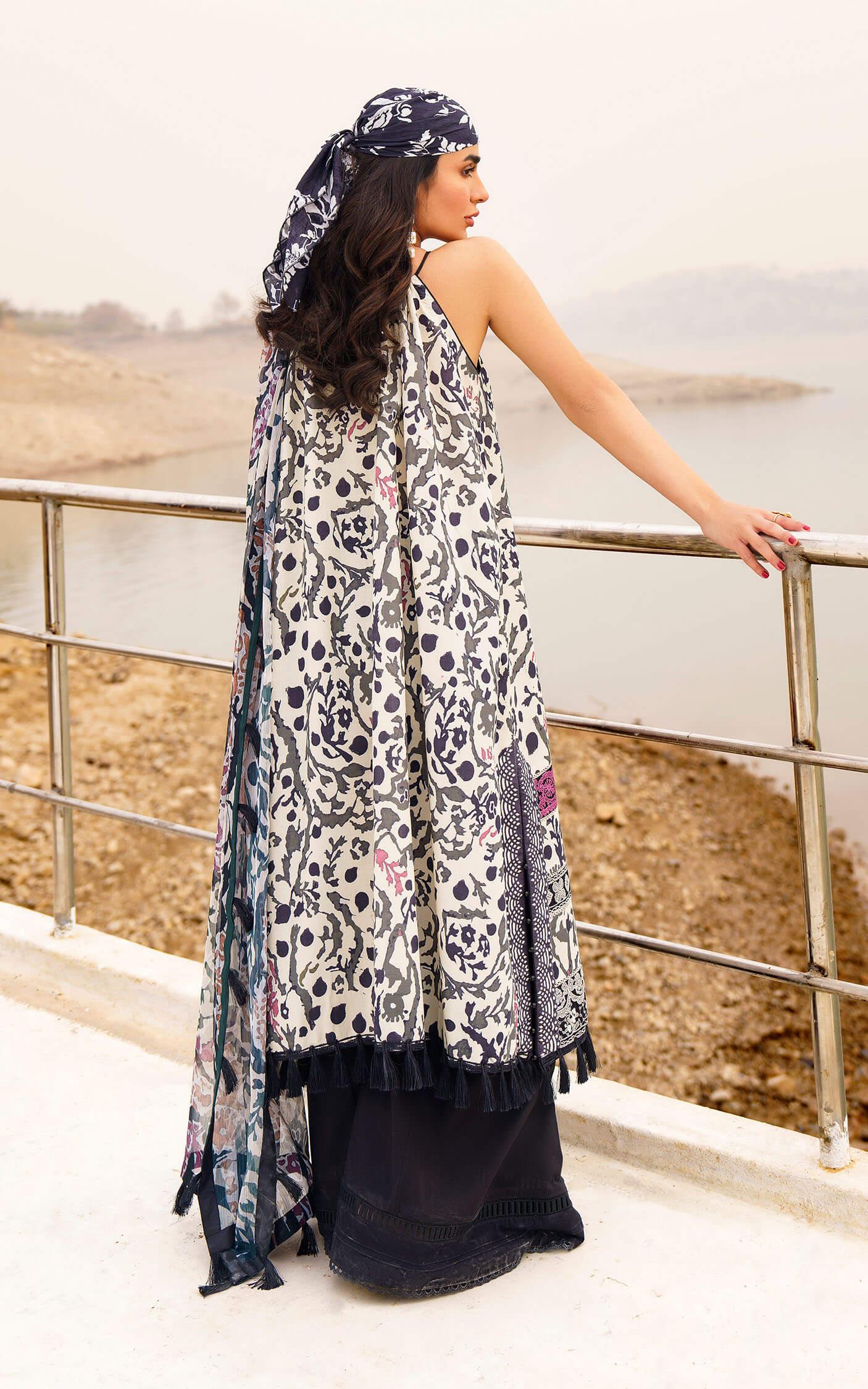 BEGONIA-U141M020 | Unstitched Lawn - Shop Now at Asifa and Nabeel
