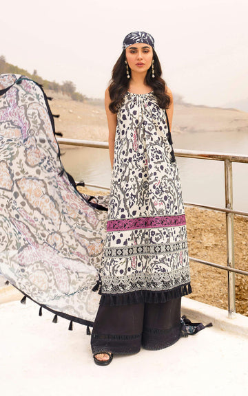 BEGONIA-U141M020 | Unstitched Lawn - Shop Now at Asifa and Nabeel