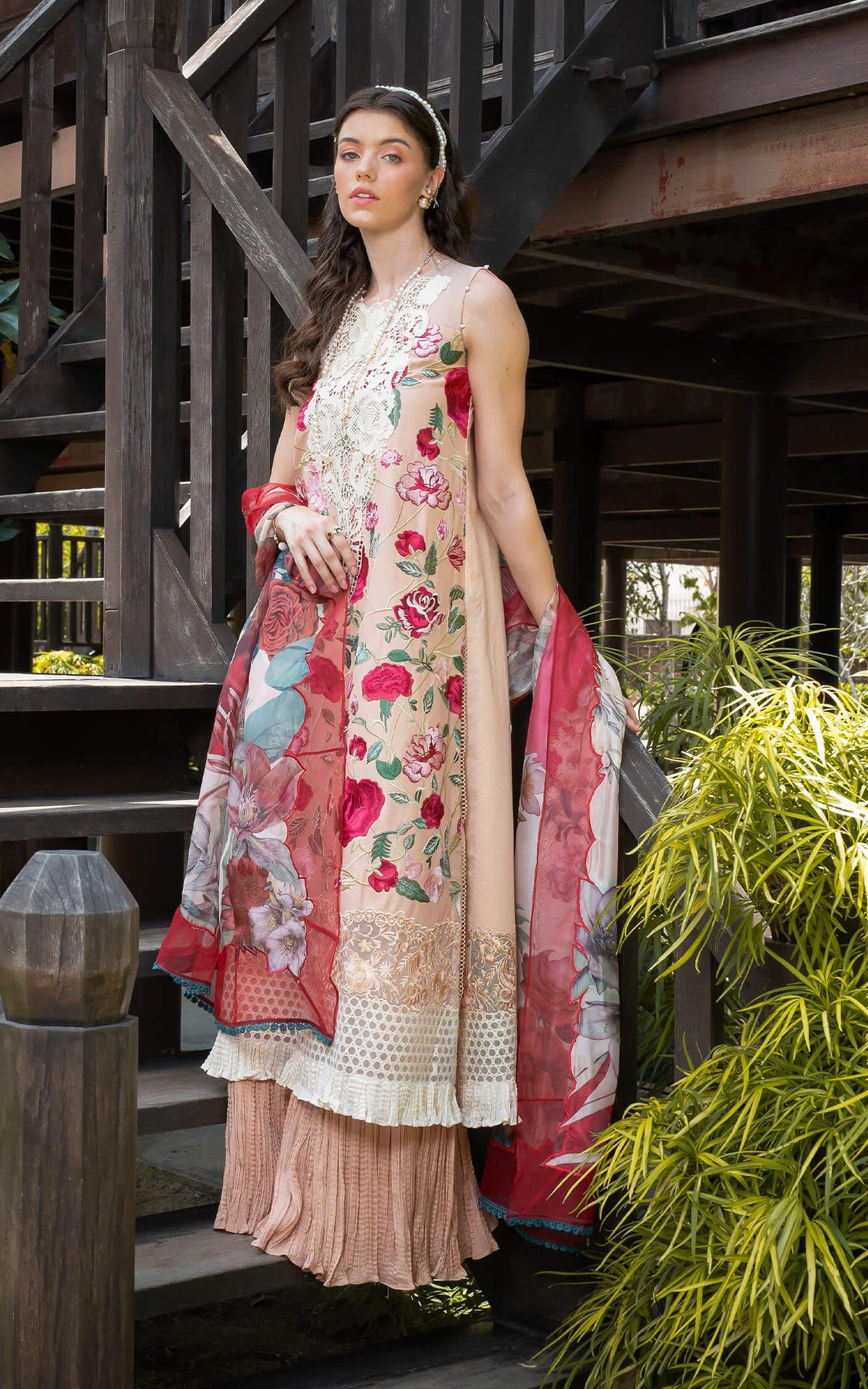 BOTANICA (RRL-10) | Unstitched Lawn’24 - Shop Now at Asifa and Nabeel