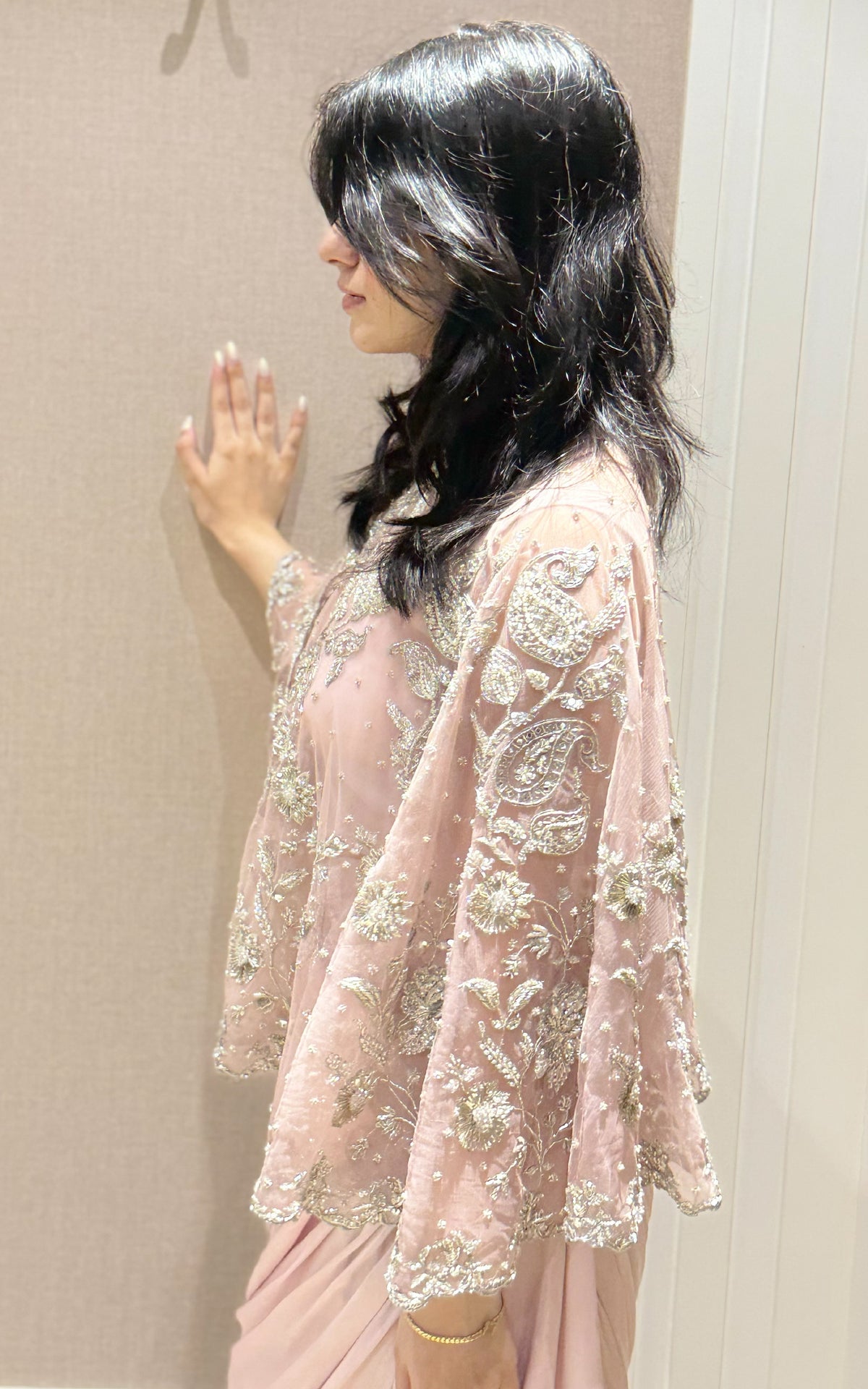 Blush Royale Cape Set