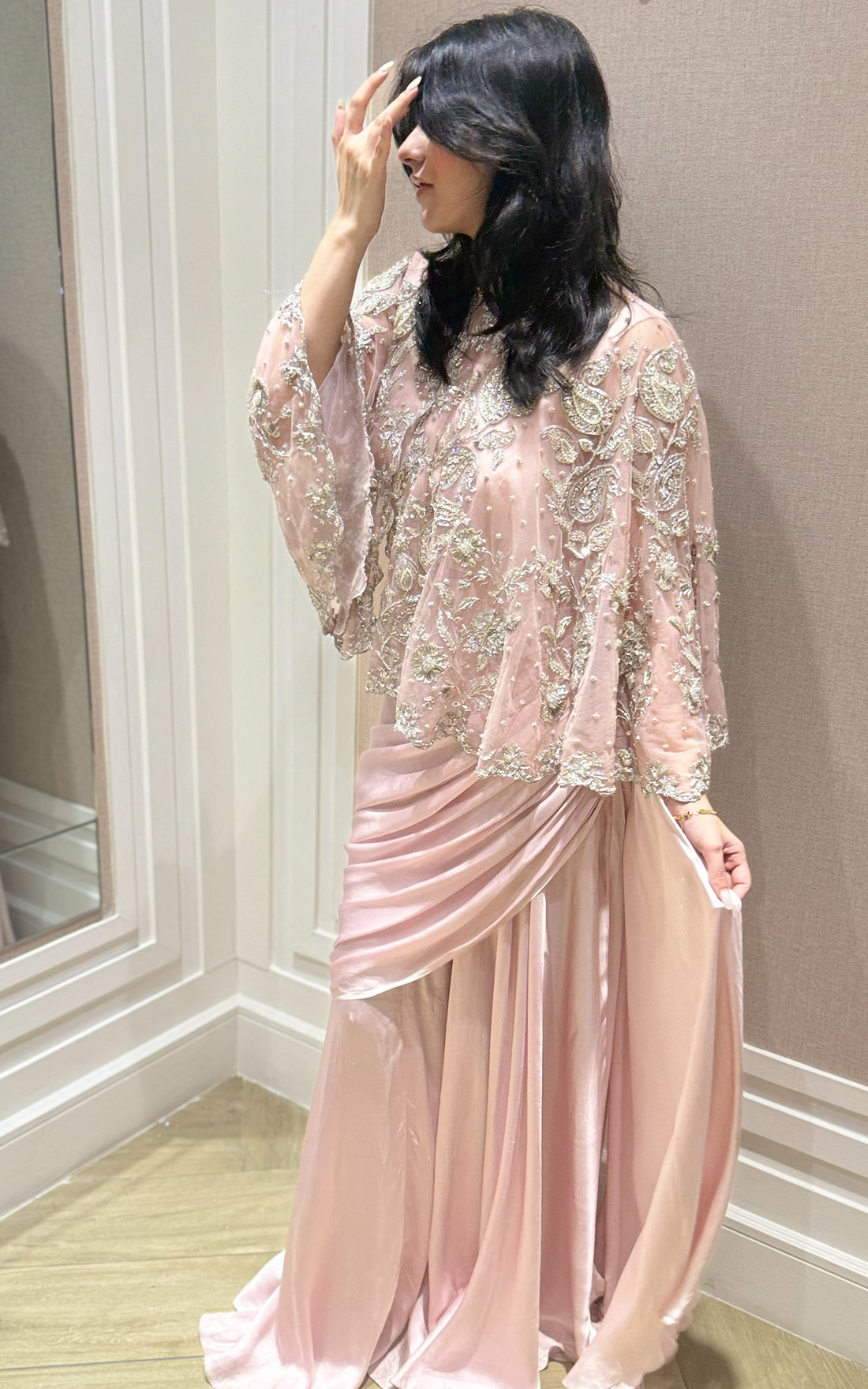 Blush Royale Cape Set