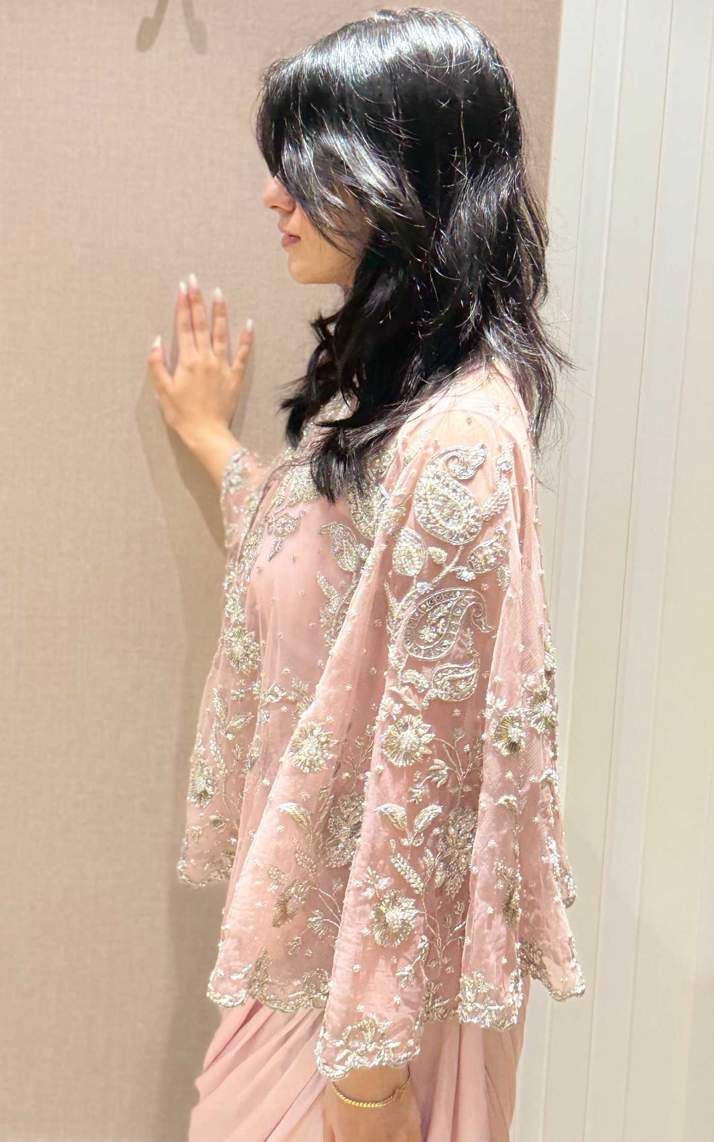 Blush Royale Cape Set