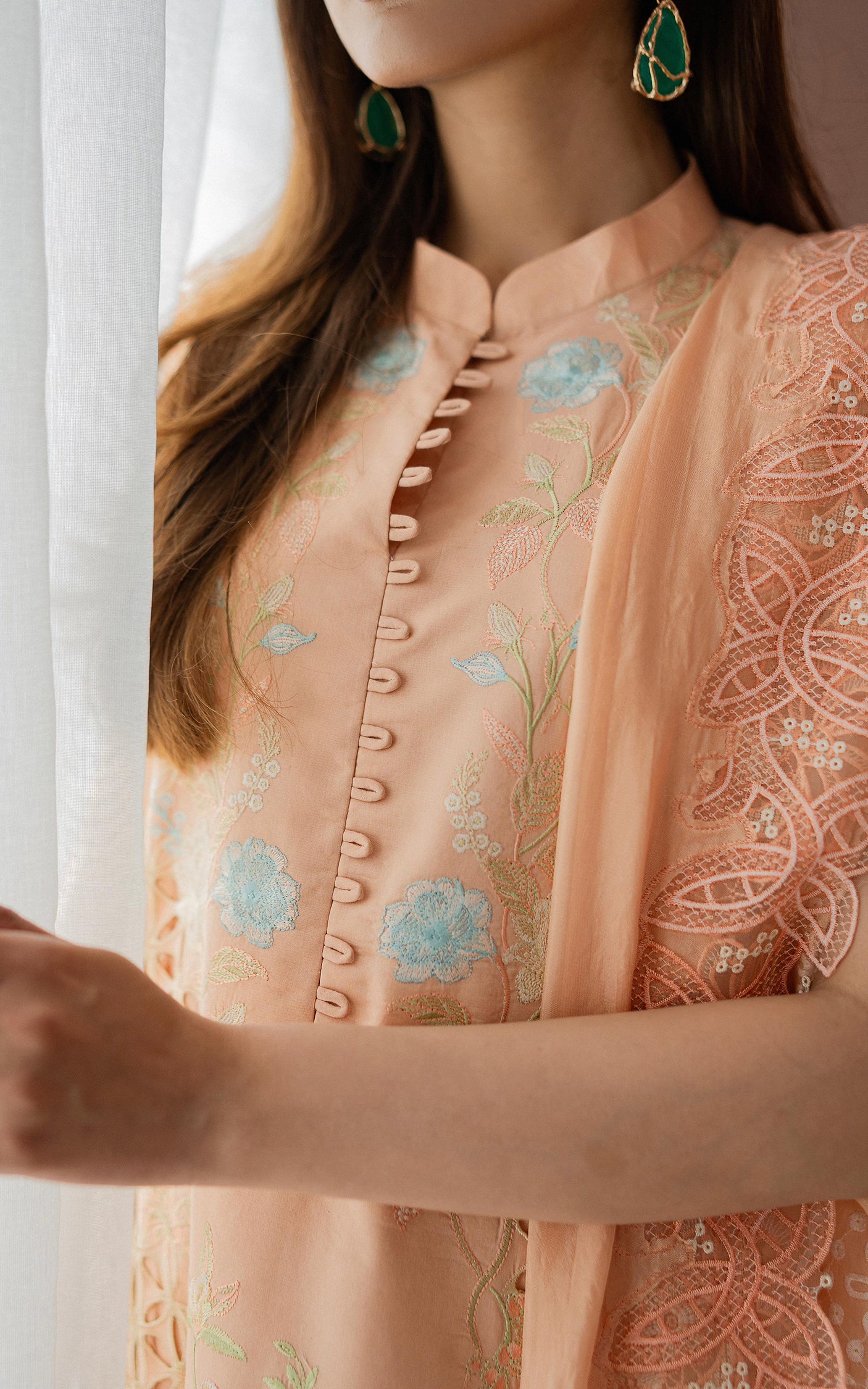 Botanical Bond VUL26-05 | 3pcs Embroidered Unstitched Summer