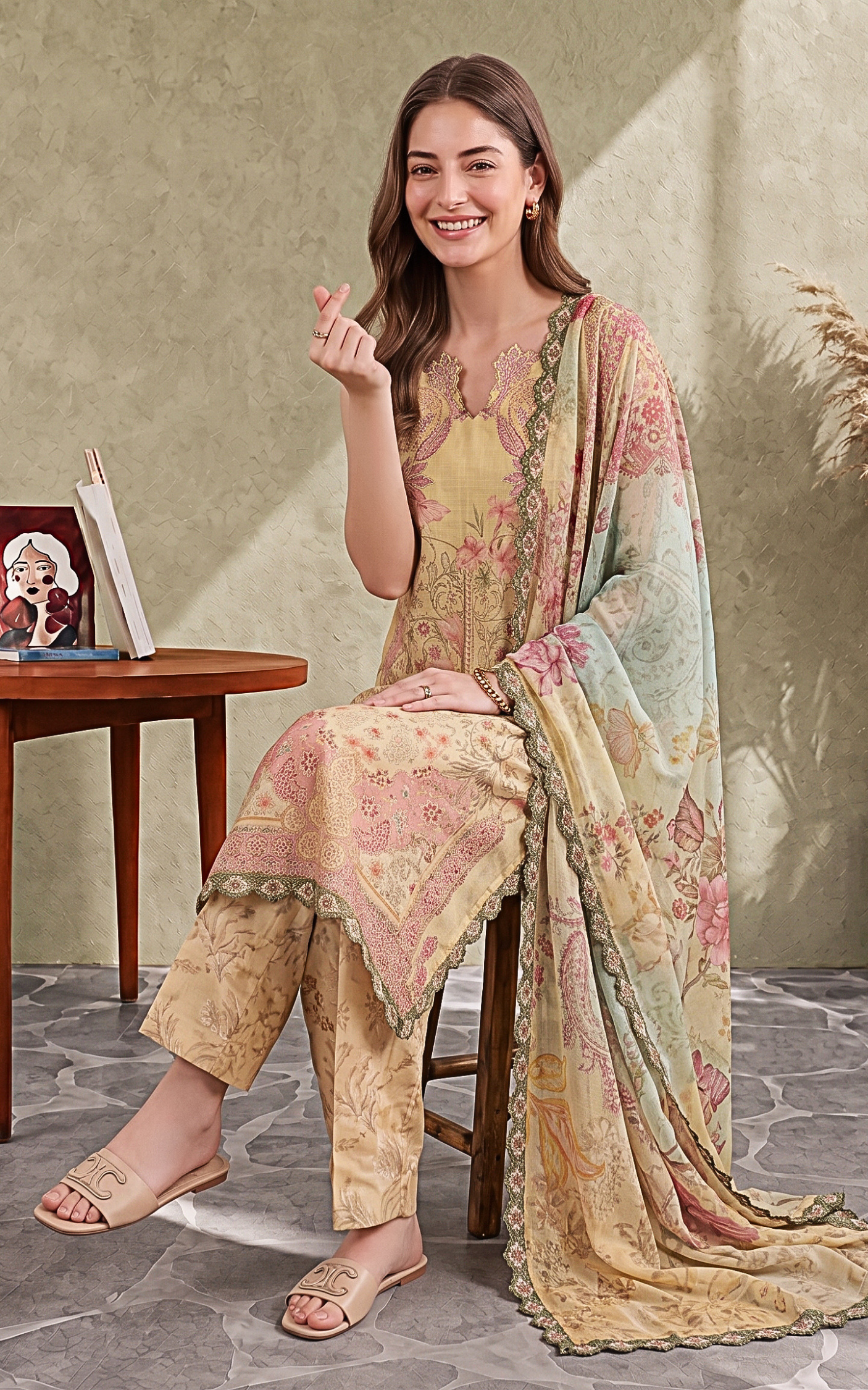 Ayra (CU26-01) | 3pcs Unstitched Cambric