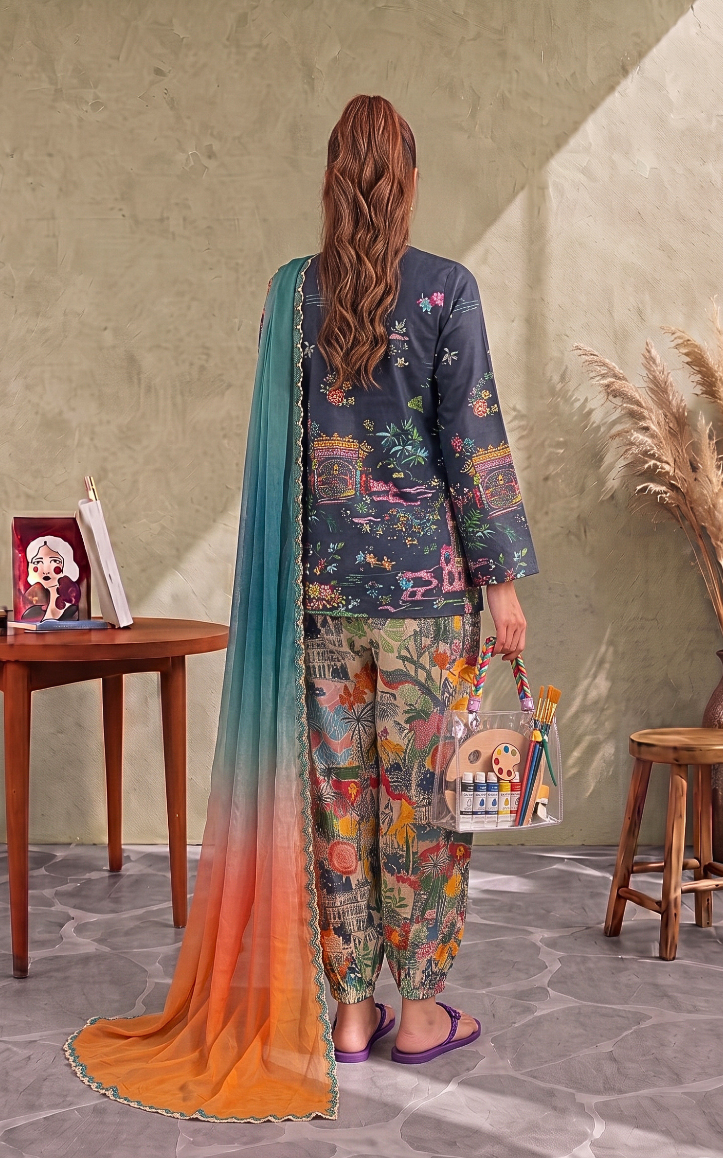 Kiana (CU26-03) | 3pcs Unstitched Cambric