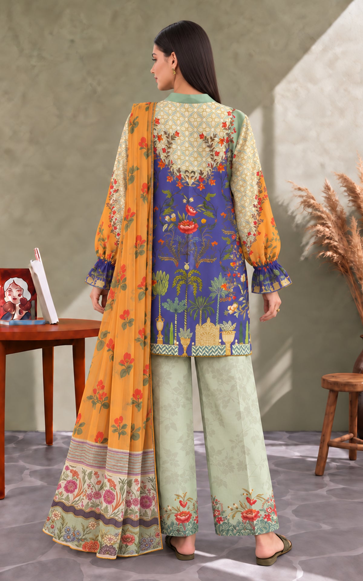 Zayra (CU26-09) | 3pcs Stitched Cambric