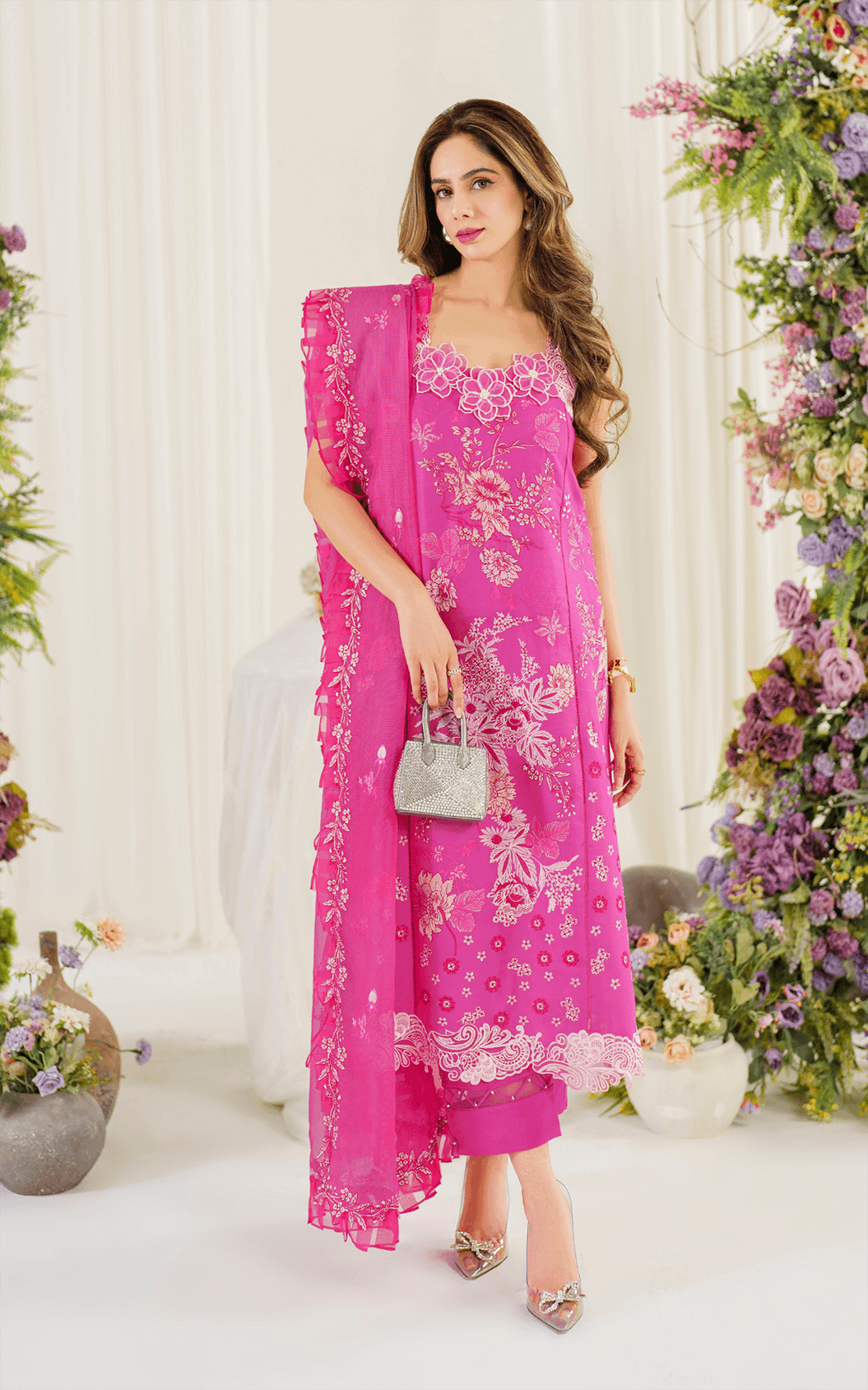Carnation (PP-2) | Unstitched Lawn - Shop Now at Asifa and Nabeel