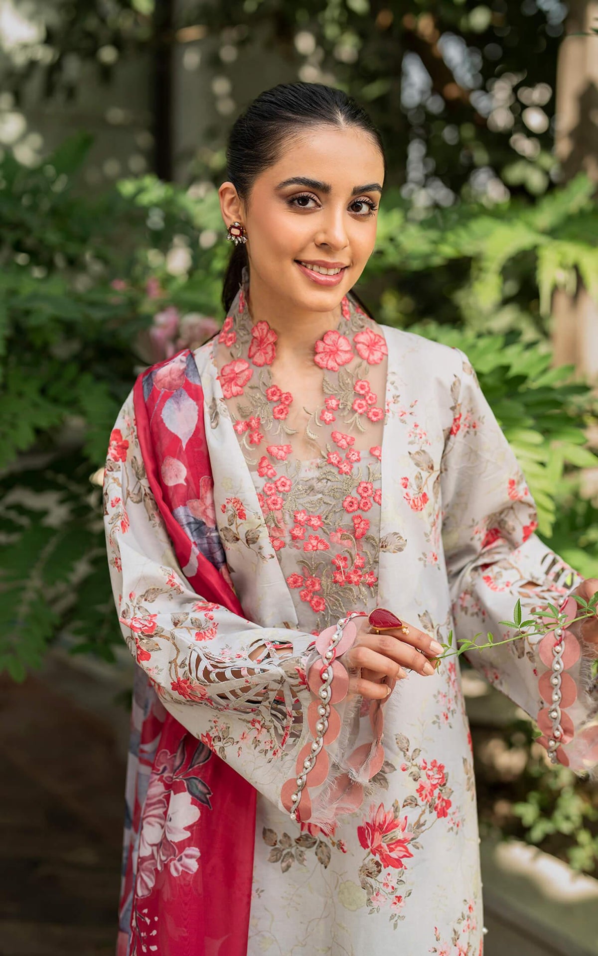 Chambeli MK-08 | Unstitched Lawn - Shop Now at Asifa and Nabeel