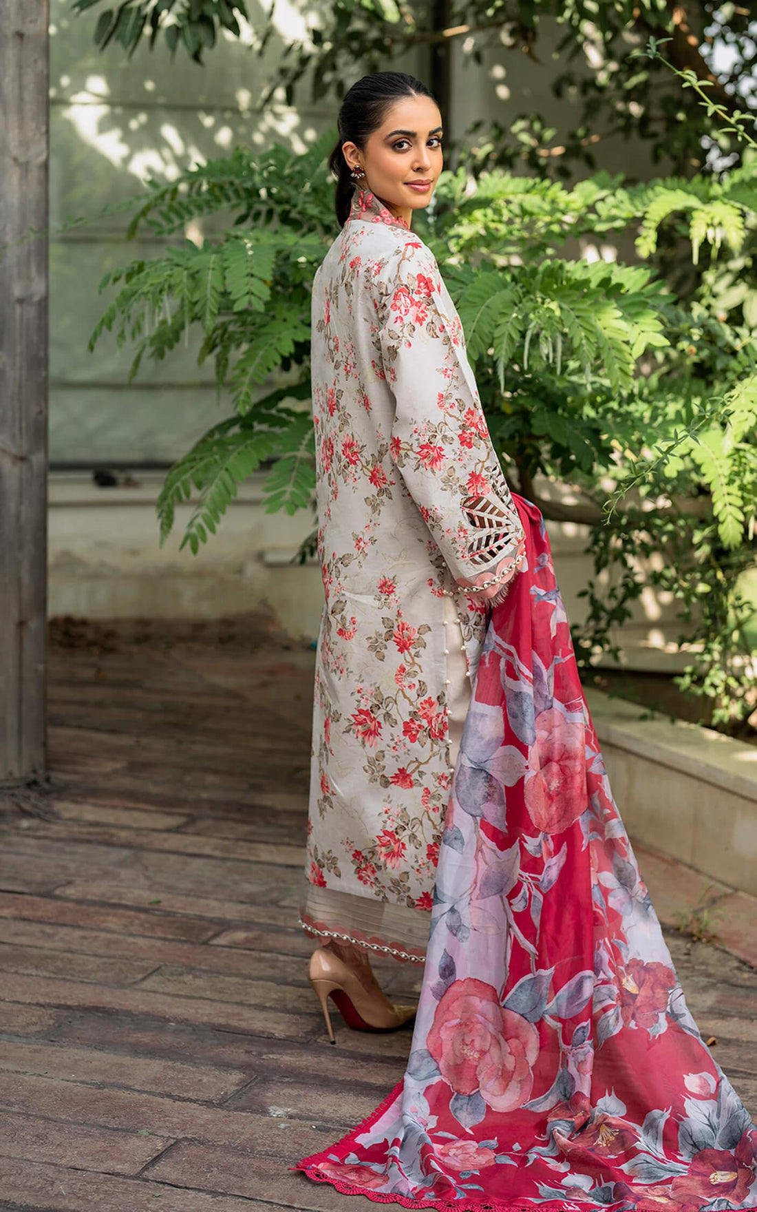 Chambeli MK-08 | Unstitched Lawn - Shop Now at Asifa and Nabeel