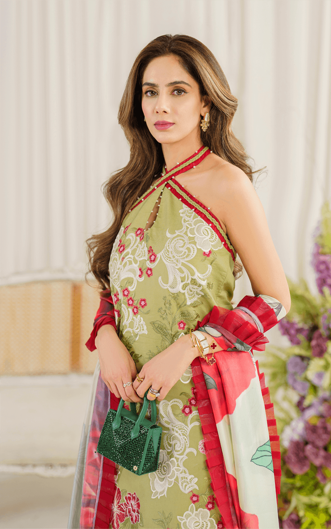 Cosmos (PP-7) | Unstitched Lawn - Shop Now at Asifa and Nabeel