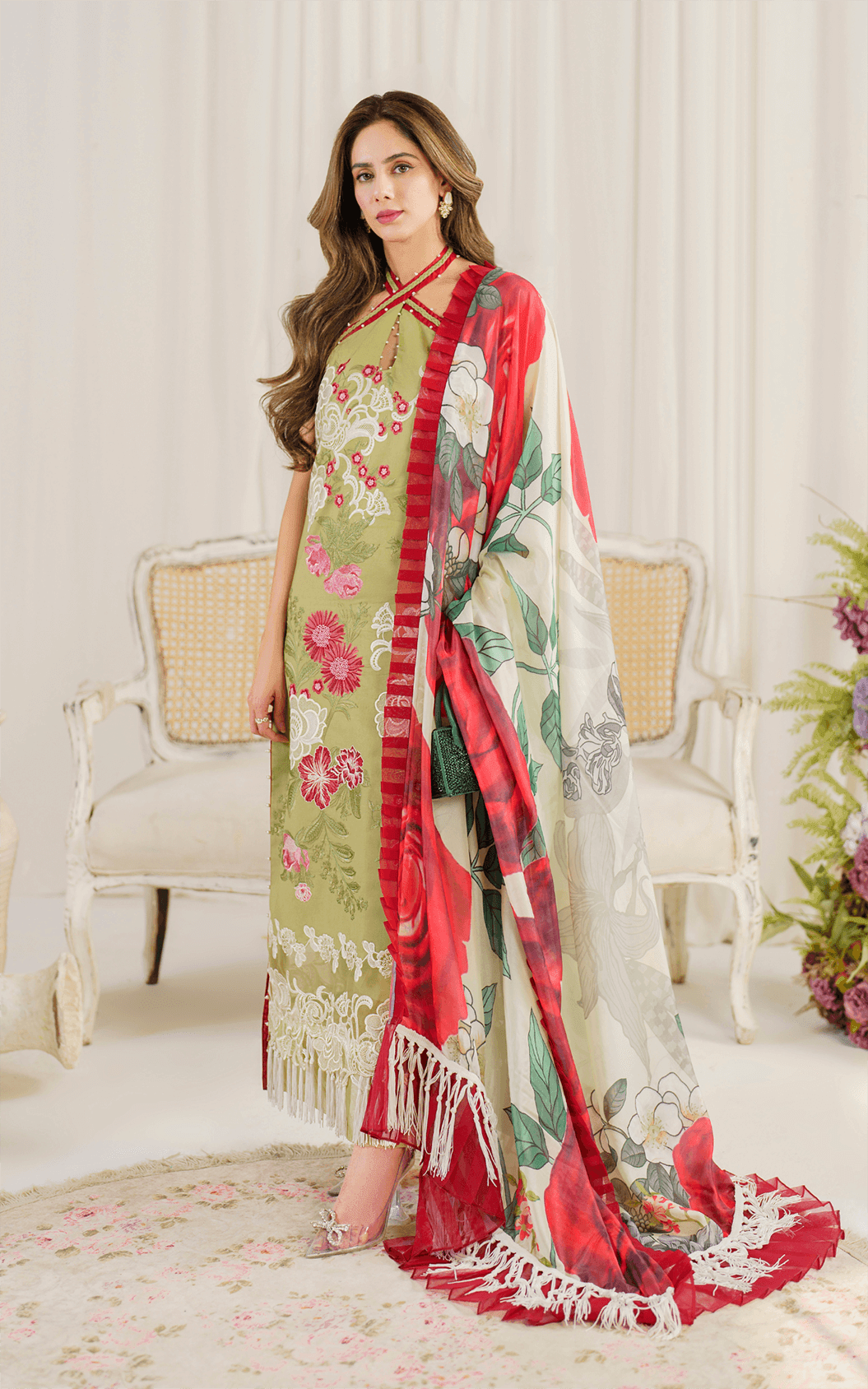 Cosmos (PP-7) | Unstitched Lawn