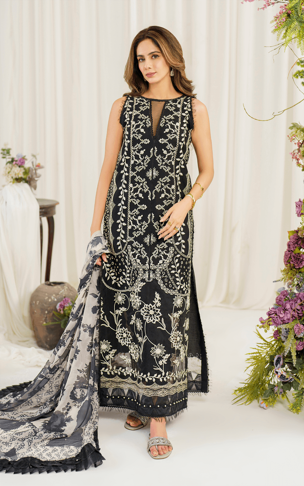Dandelion (PP-1) | Unstitched Lawn - Shop Now at Asifa and Nabeel