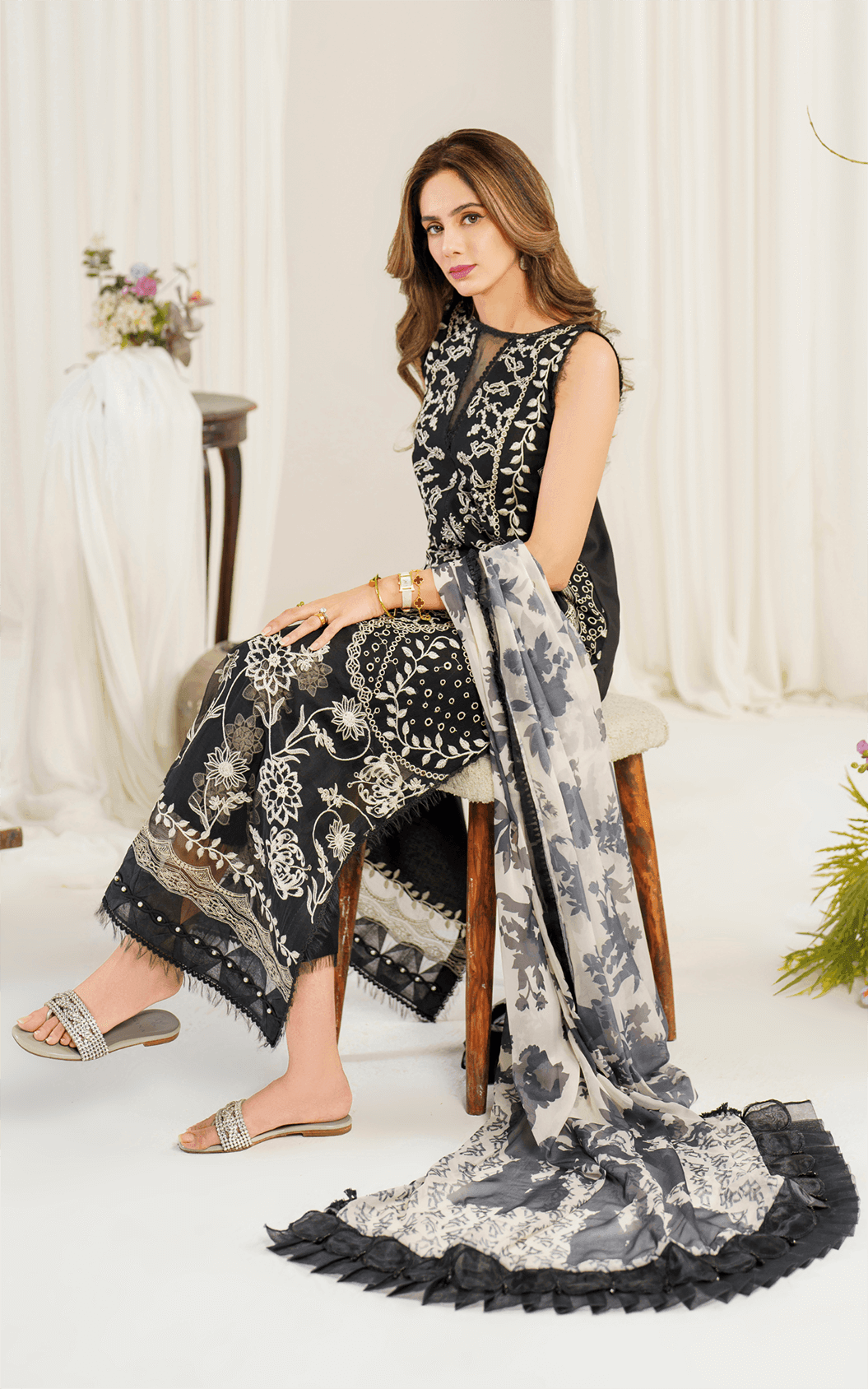Dandelion (PP-1) | Unstitched Lawn - Shop Now at Asifa and Nabeel