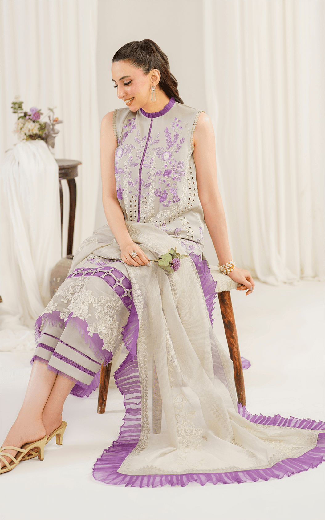 Daphne (PP-5) | Unstitched Lawn - Shop Now at Asifa and Nabeel