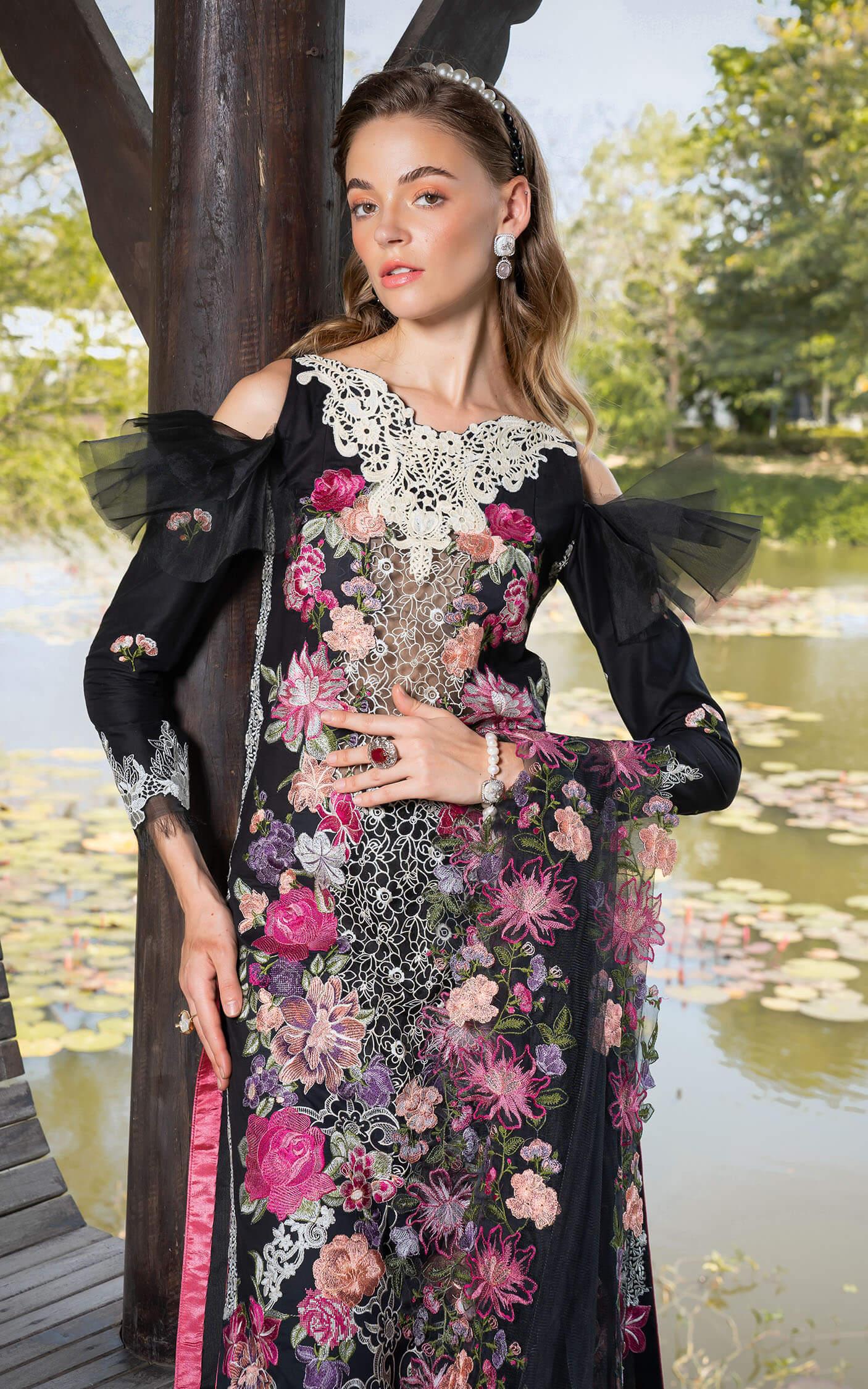 EUPHORIA (RRL-06) | Unstitched Lawn’24