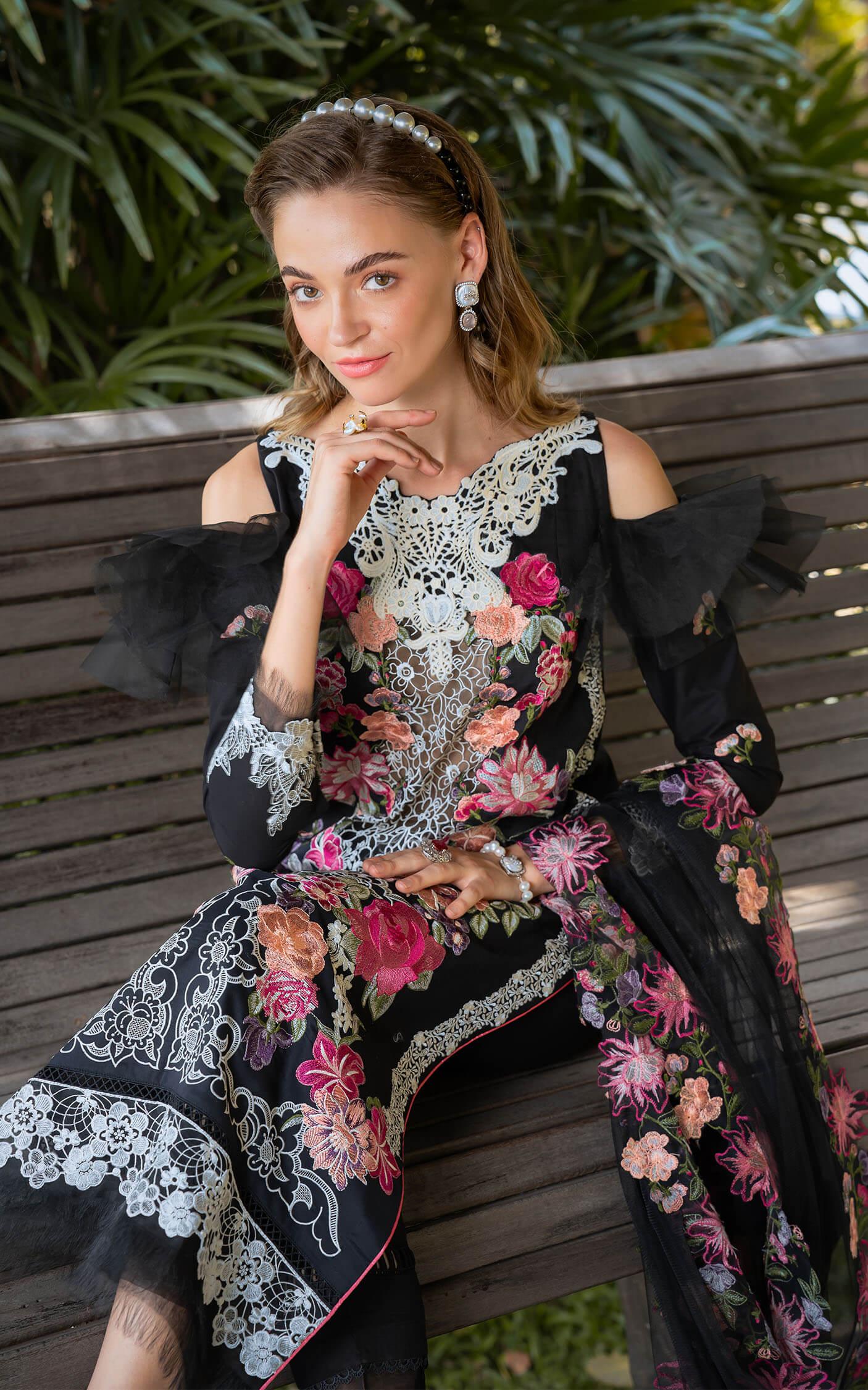 EUPHORIA (RRL-06) | Unstitched Lawn’24