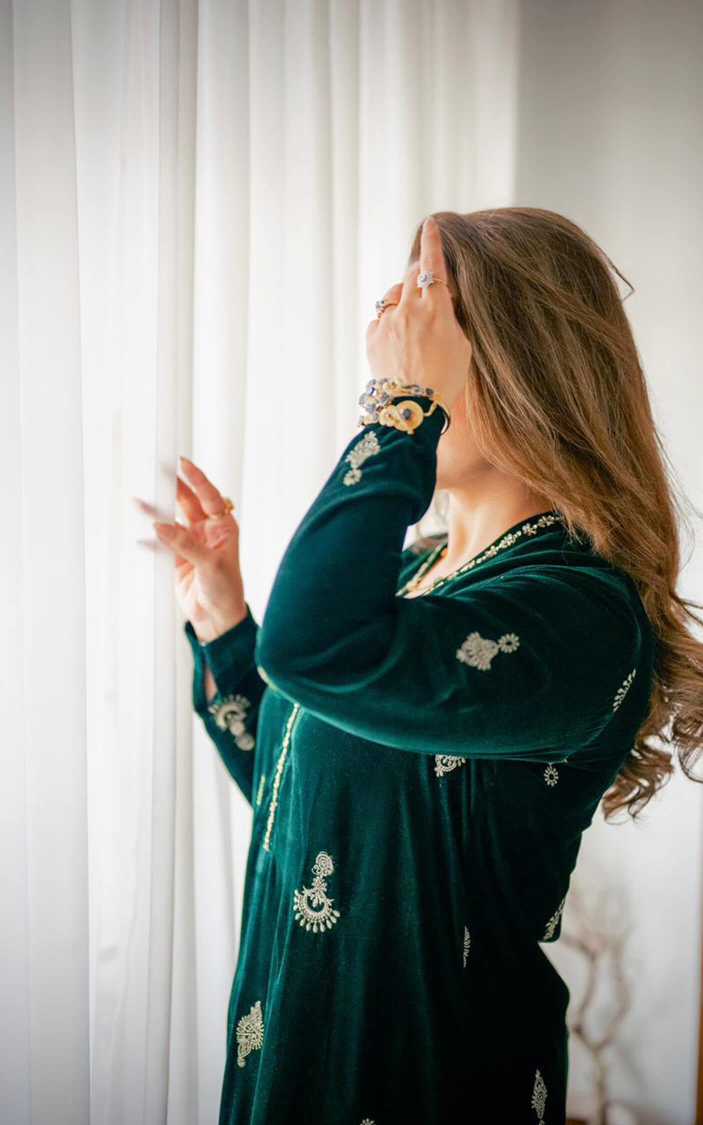 Emerald Royale Kaftan