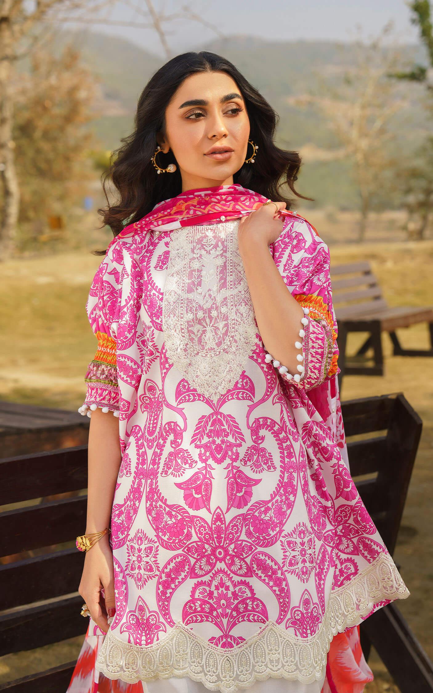 FIA-U141M013 | Unstitched Lawn