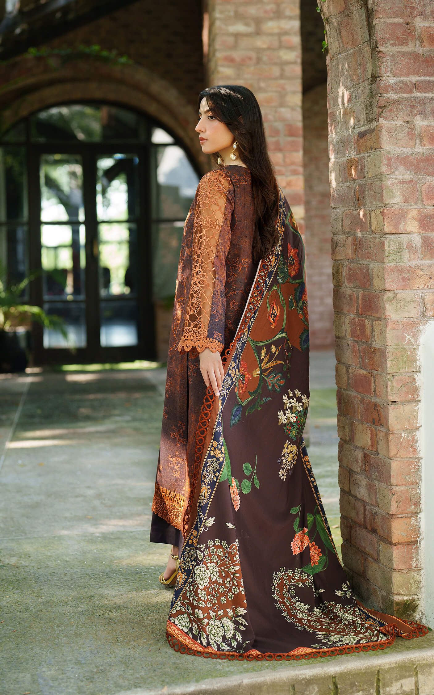 Forest Calm-MWL25-04 | 3pcs Embroidered Stitched Suit