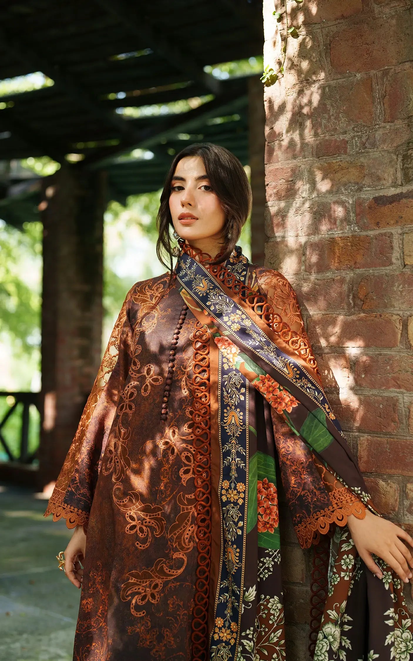 Forest Calm-MWL25-04 | 3pcs Embroidered Stitched Suit