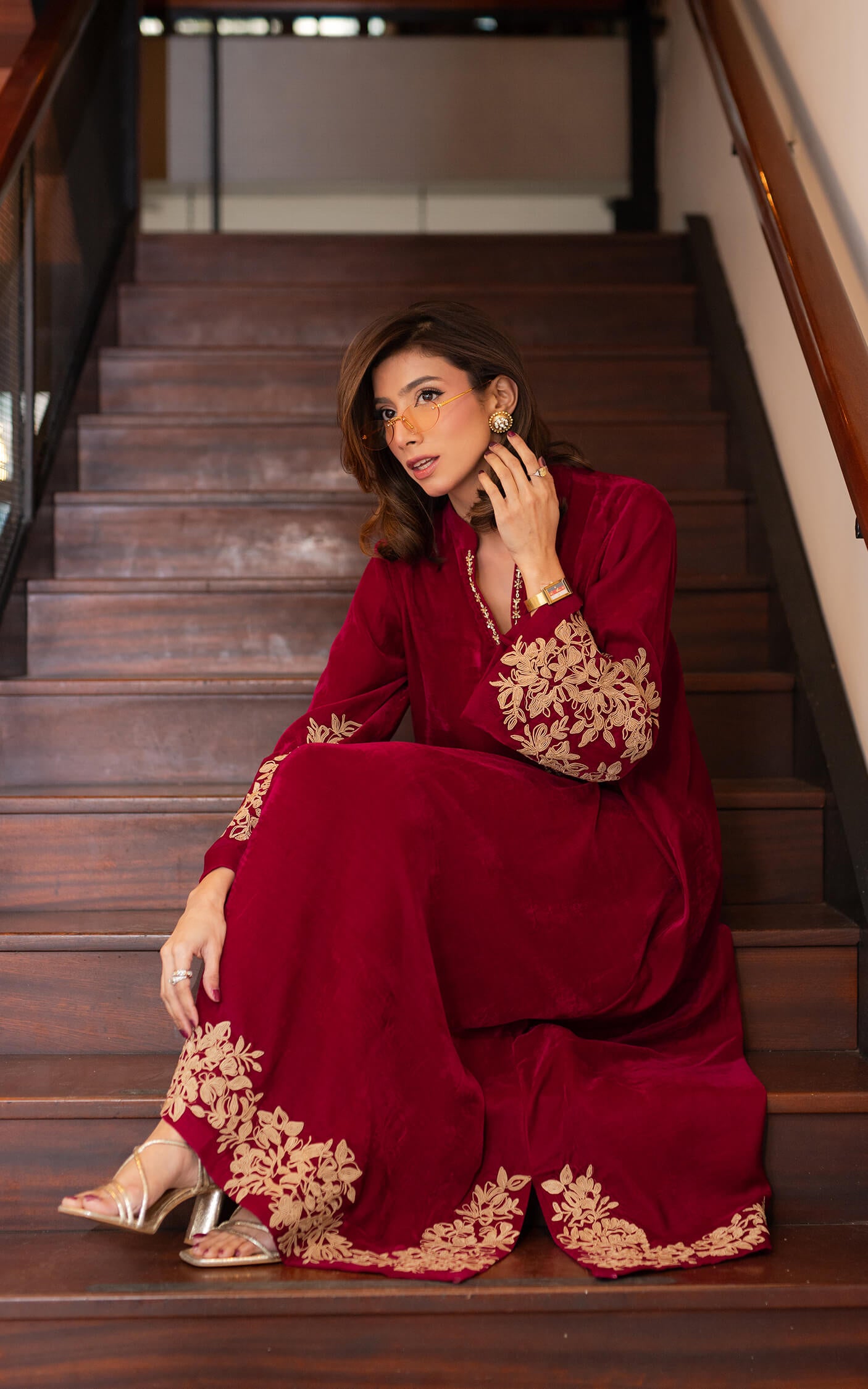 Fuchsia Royalty Kaftan