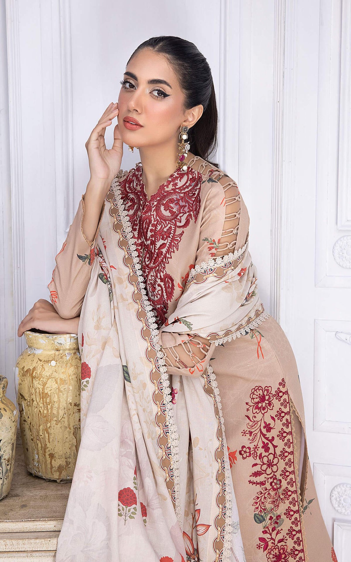 Asmara (GBW-04) | Unstitched Winter - Shop Now at Asifa and Nabeel