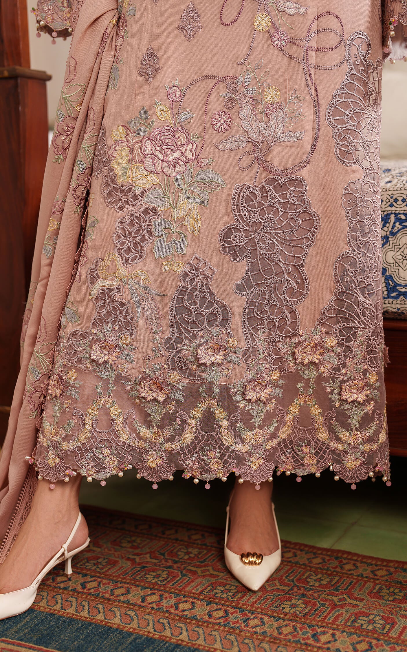 Glace LWC25-06 | 3pcs Embroidered Unstitched Winter