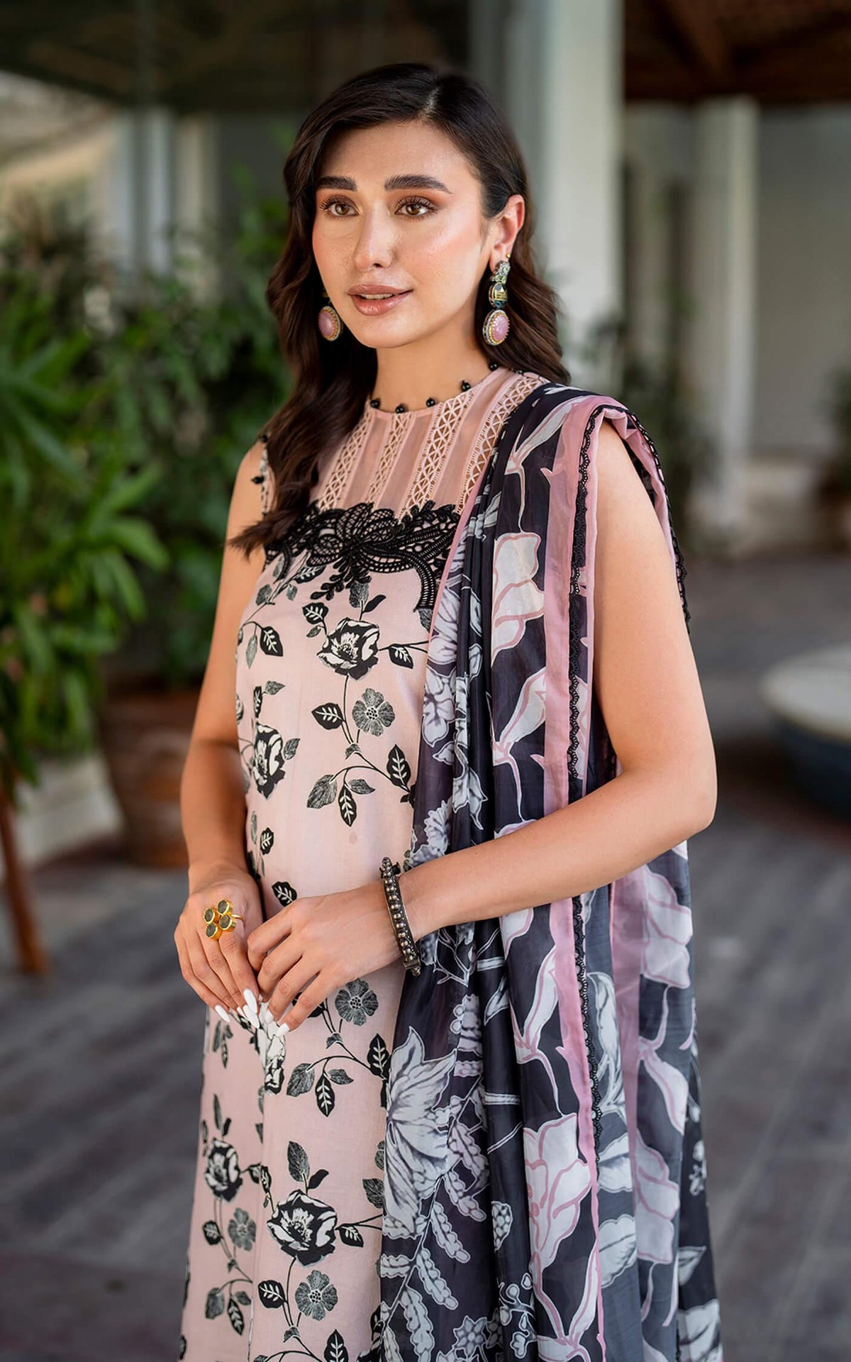 Gul MK-02 | Unstitched Lawn - Shop Now at Asifa and Nabeel