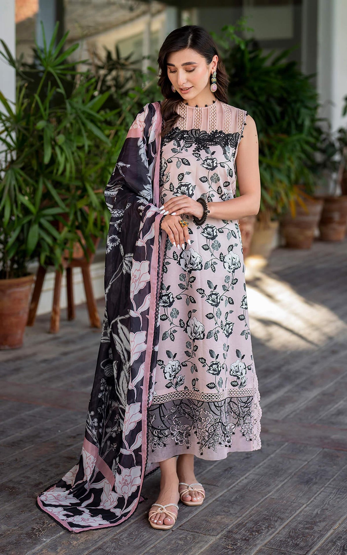 Gul MK-02 | Unstitched Lawn - Shop Now at Asifa and Nabeel