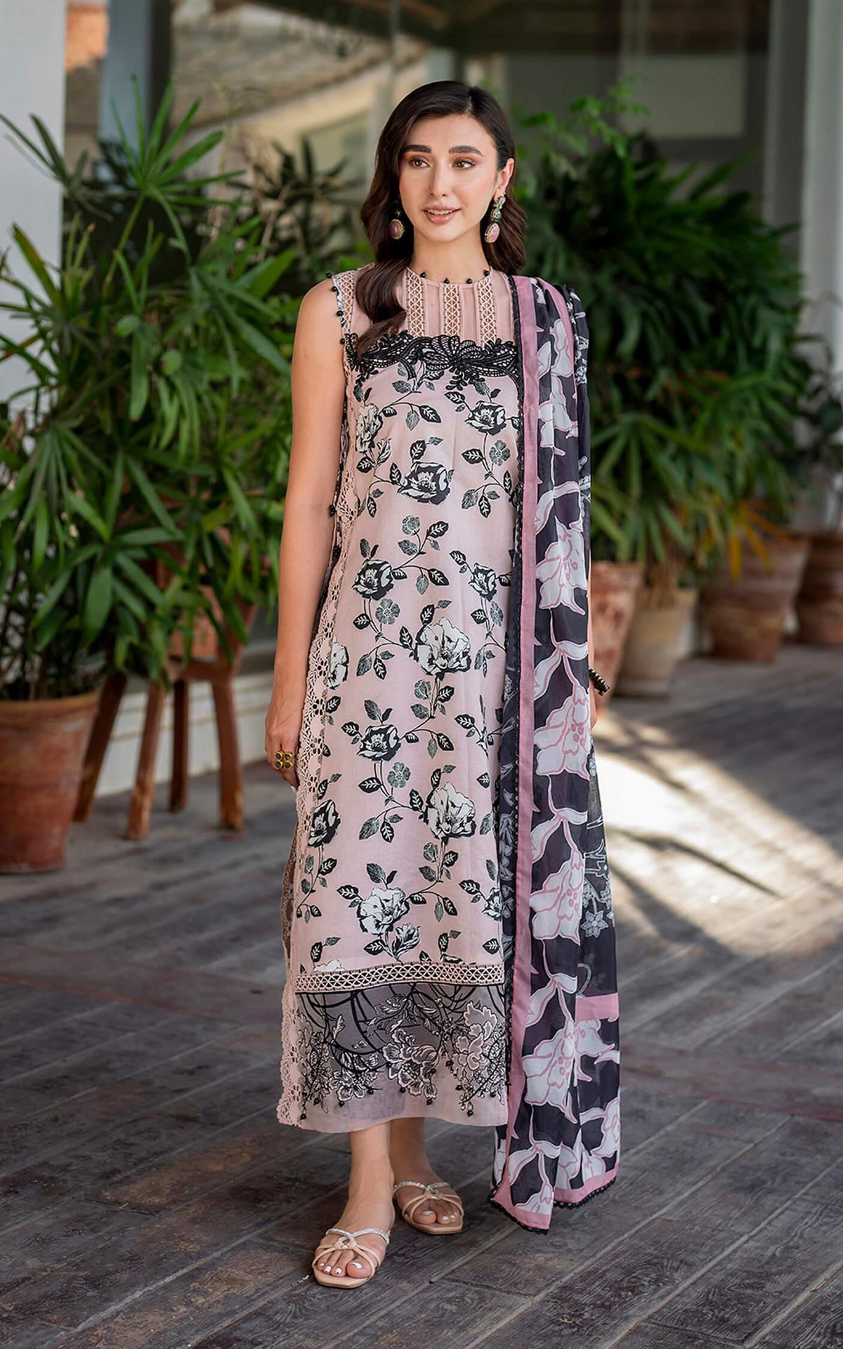 Gul MK-02 | Unstitched Lawn - Shop Now at Asifa and Nabeel