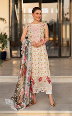 Gulnar MK-15 | Unstitched Lawn