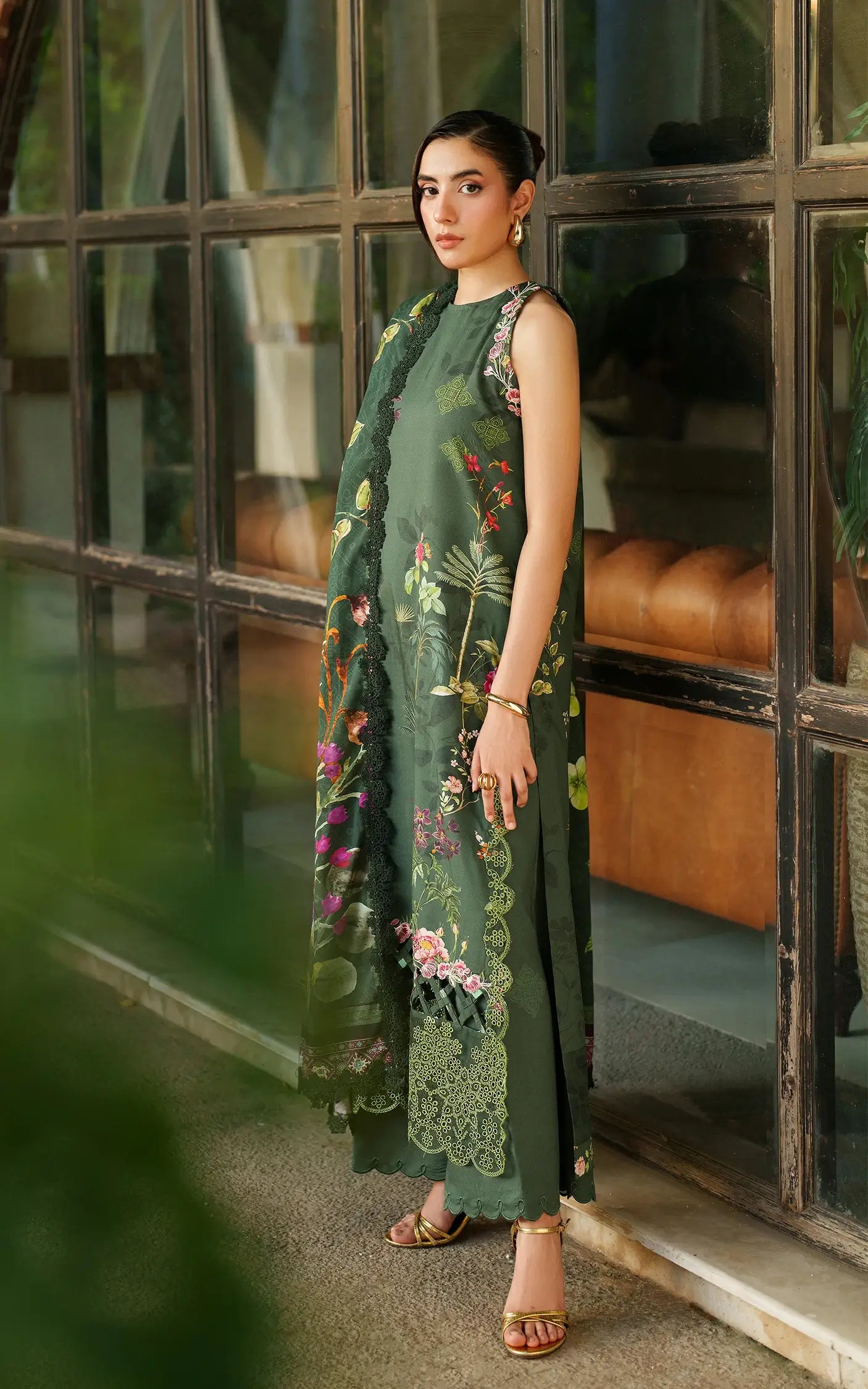 Jade Dusk-MWL25-01 | 3pcs Embroidered Stitched Suit