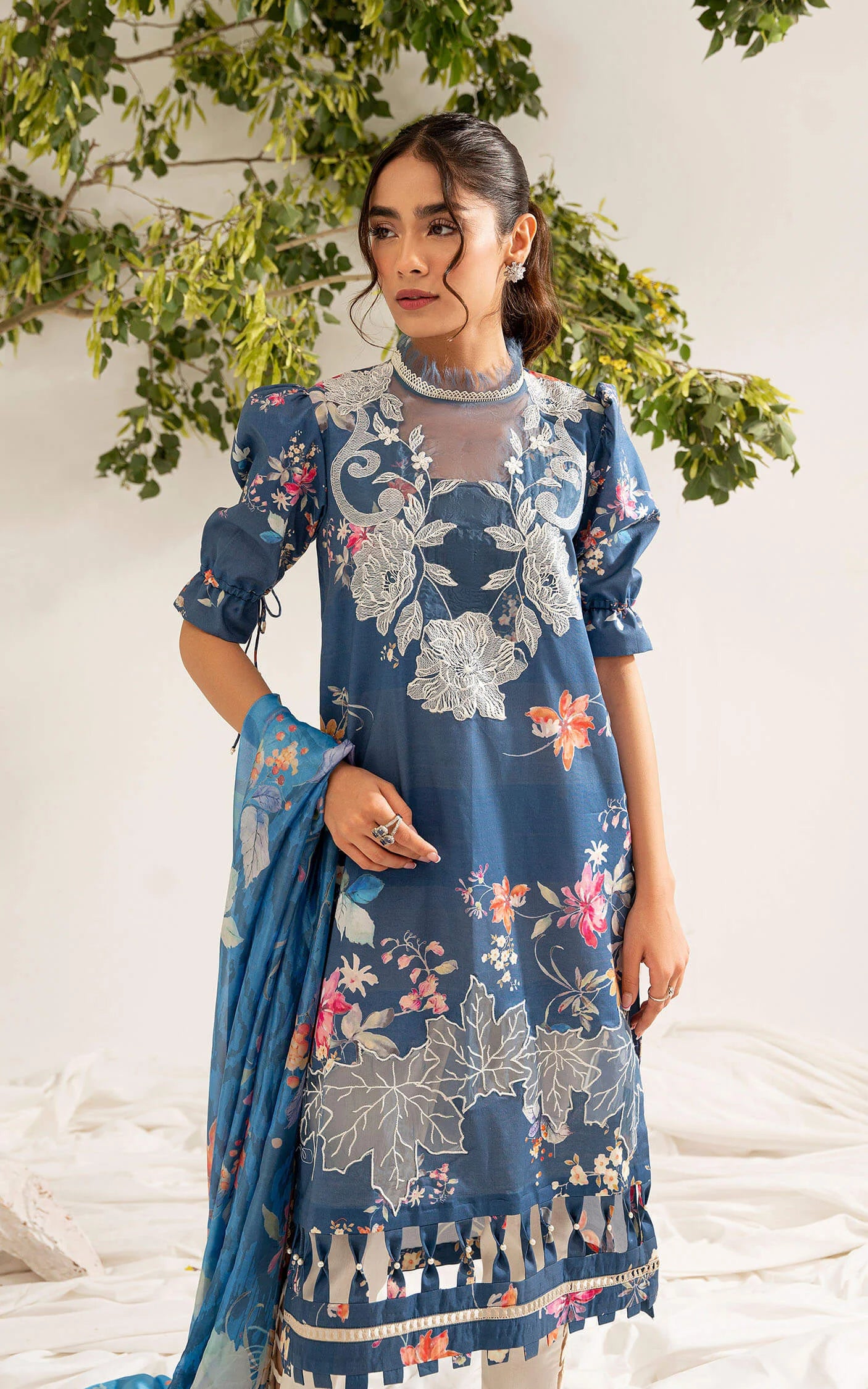 ASTRID (LL-08) | Unstitched Lawn - Shop Now at Asifa and Nabeel
