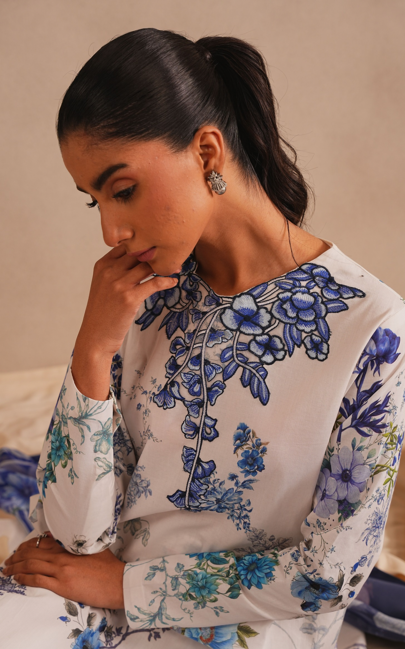 Starlit MSSL-03 | 3pcs Embroidered Unstitched Summer