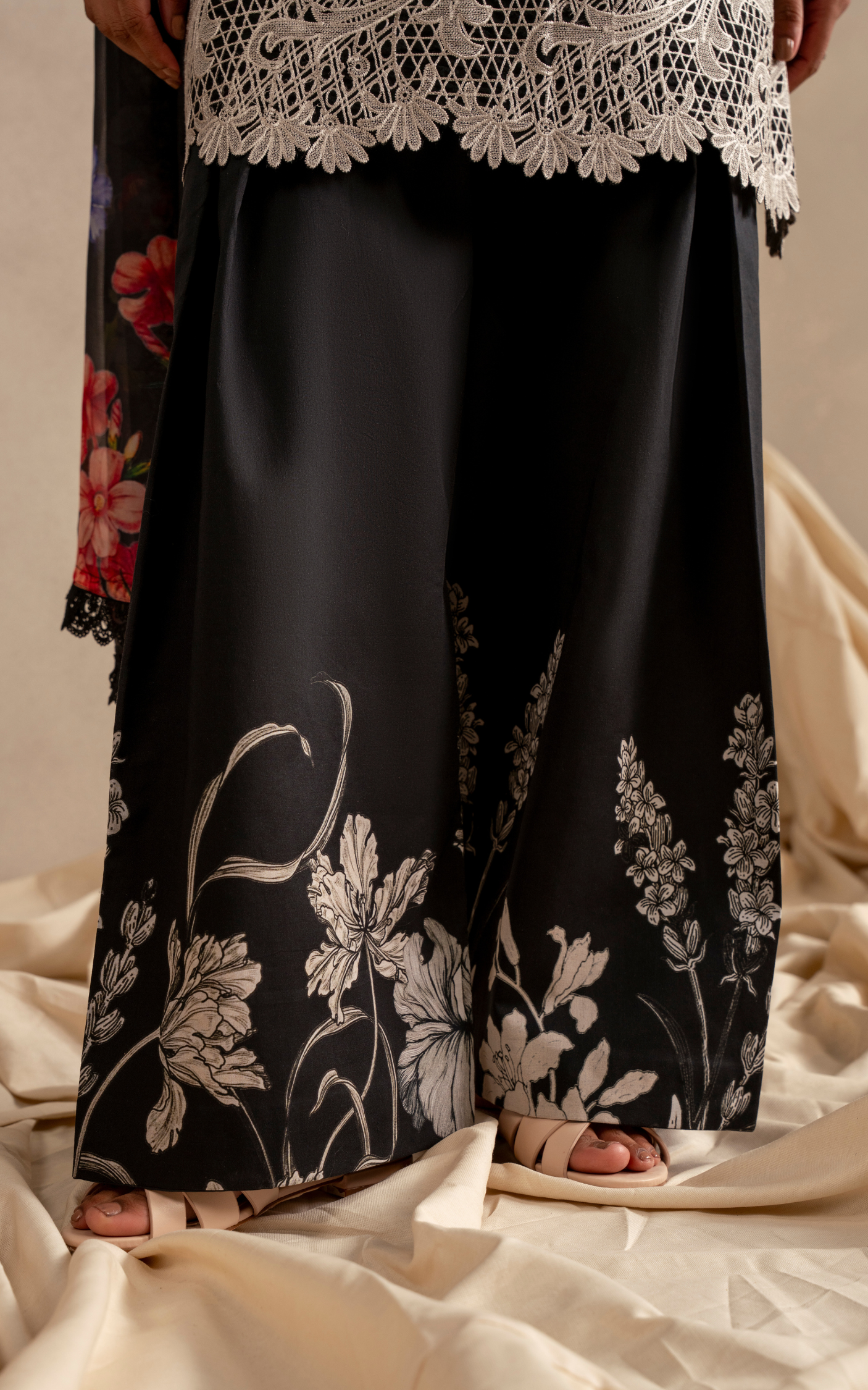 Wildflower Whimsy MSSL-06 | 3pcs Embroidered Unstitched Summer